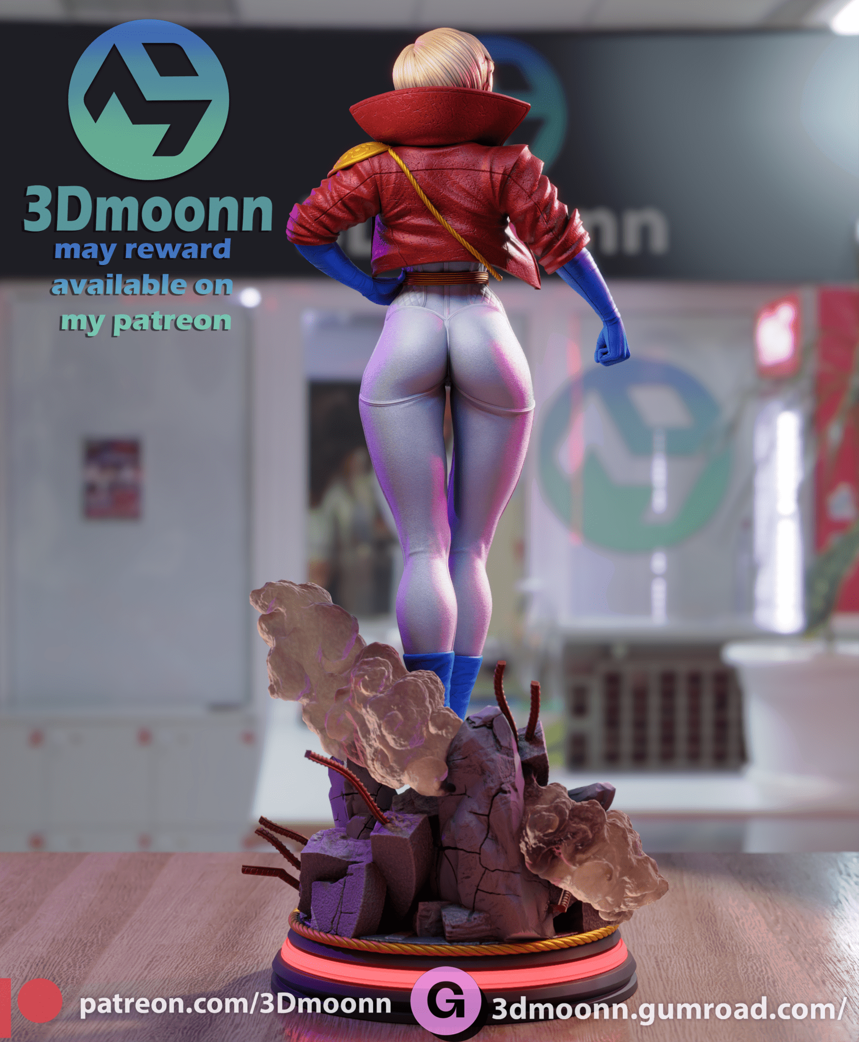 Power Girl - 3DMoonn - Dark Forge Arts