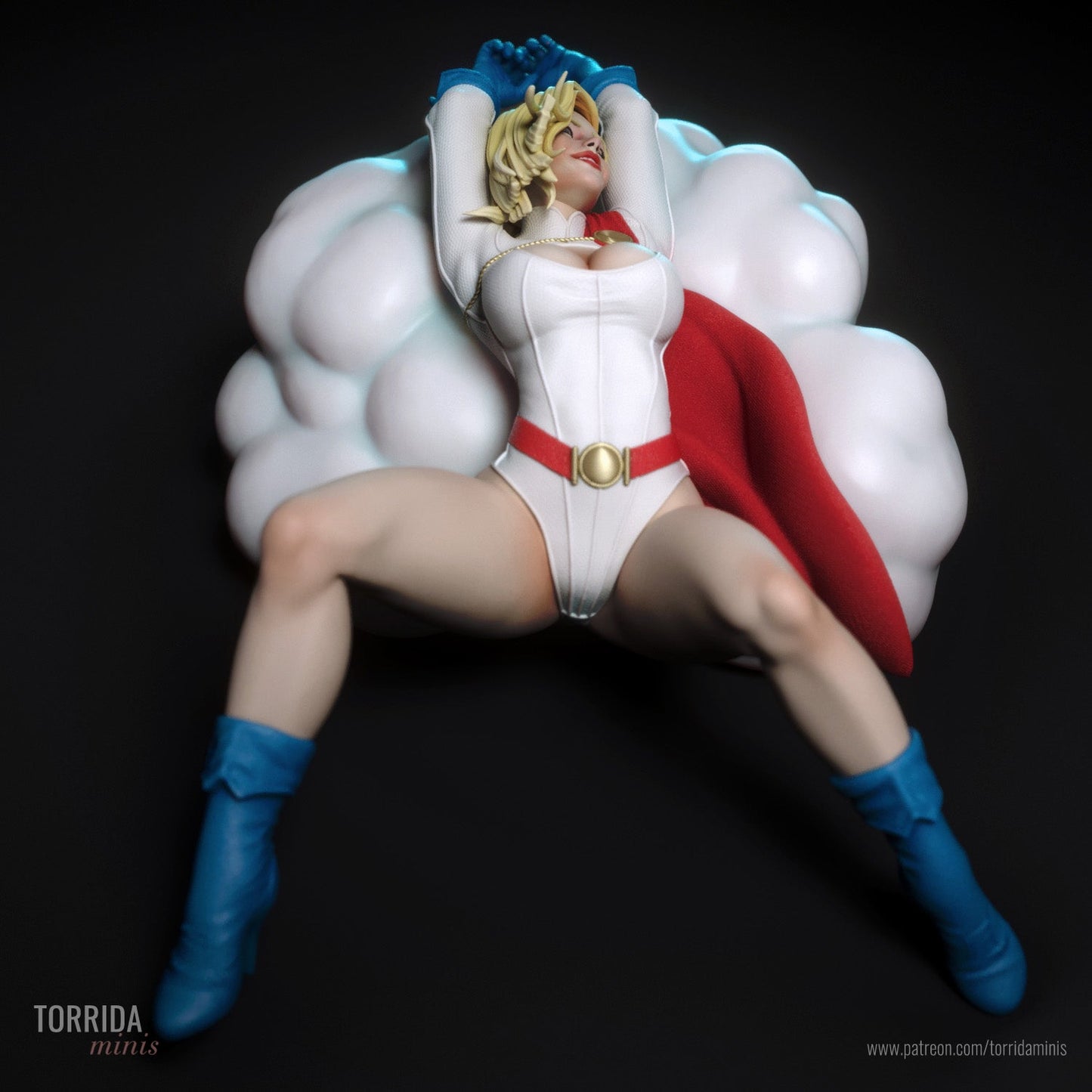 Power Girl - Torrida Minis - Dark Forge Arts