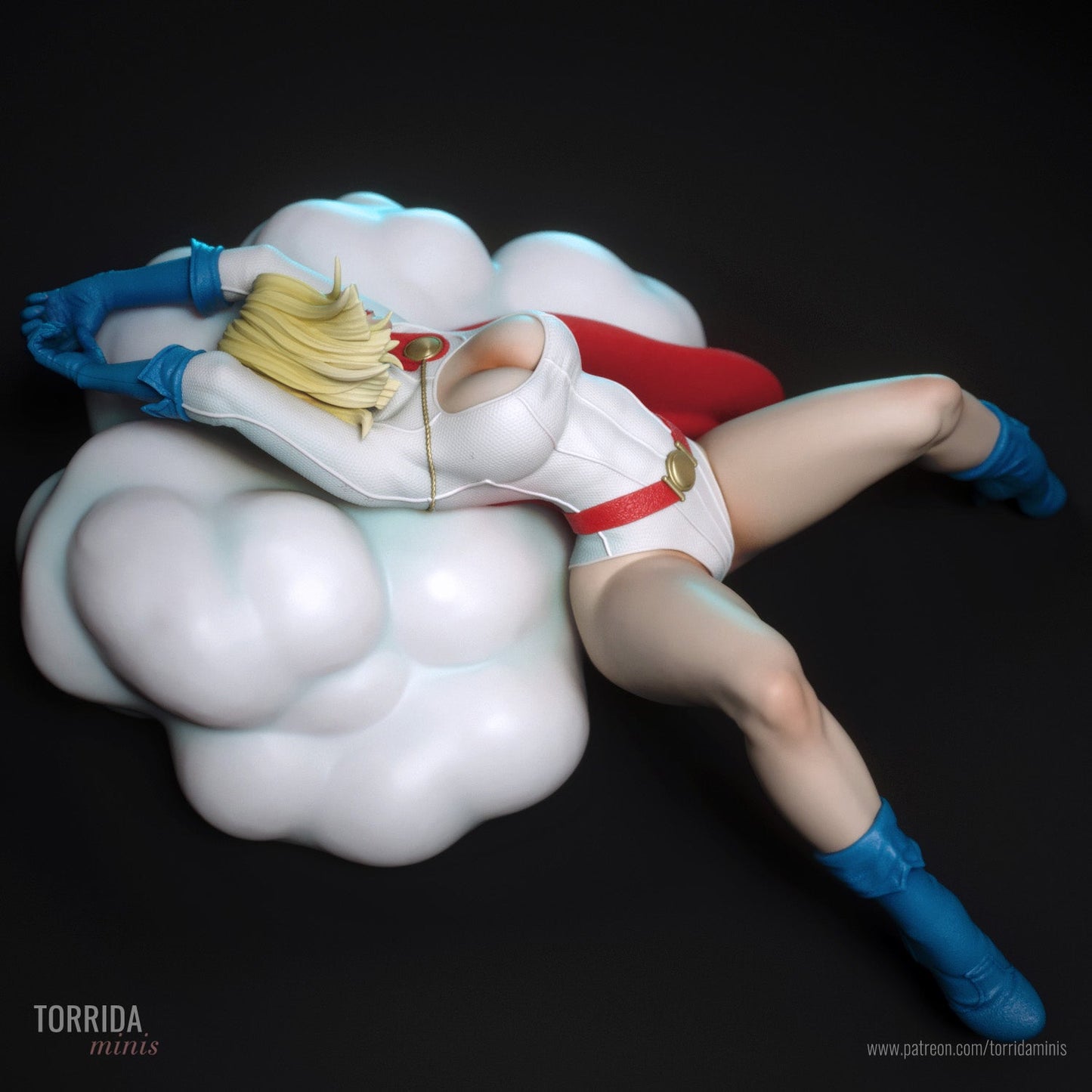 Power Girl - Torrida Minis - Dark Forge Arts
