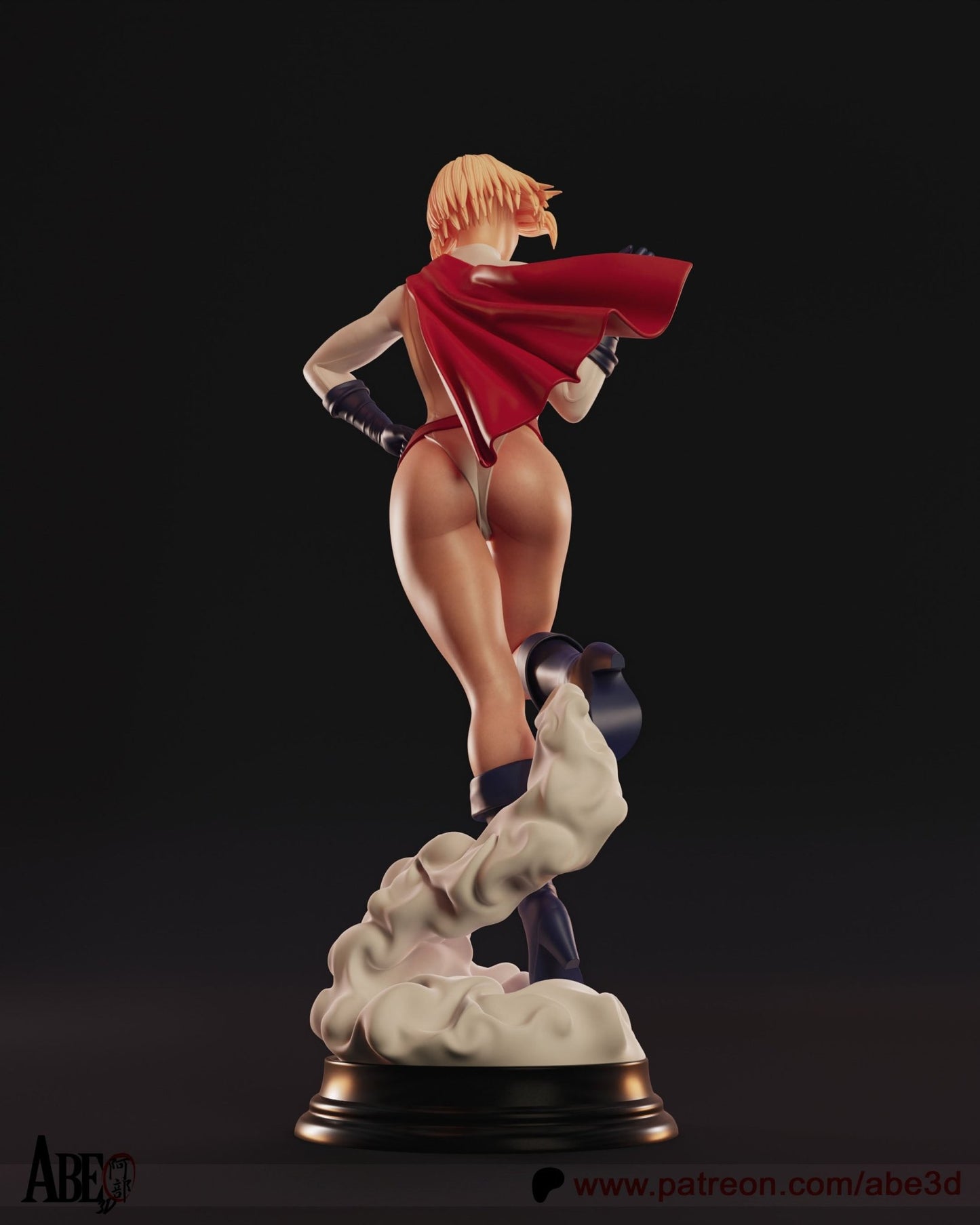 Powergirl - Abe3D - Dark Forge Arts