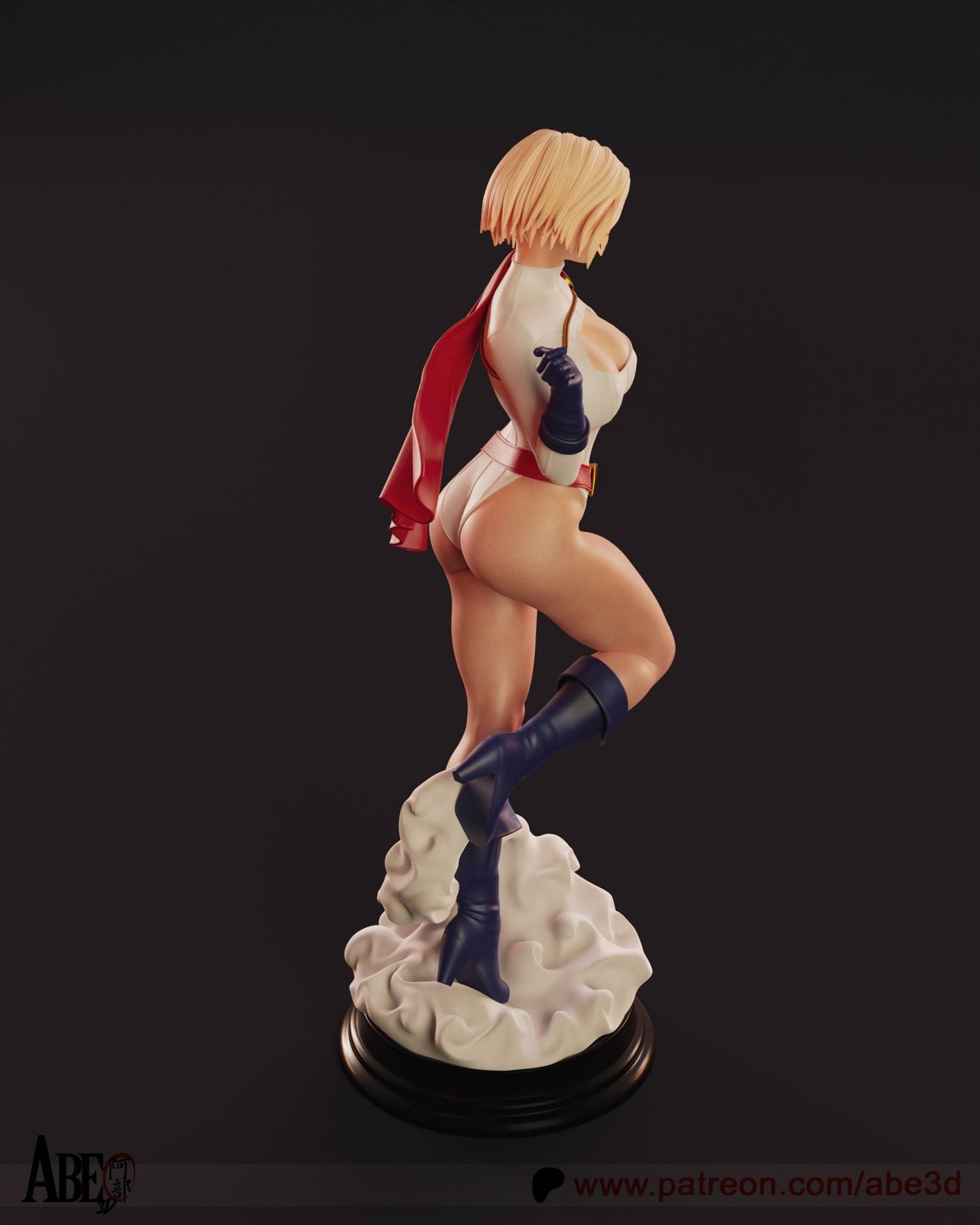 Powergirl - Abe3D - Dark Forge Arts