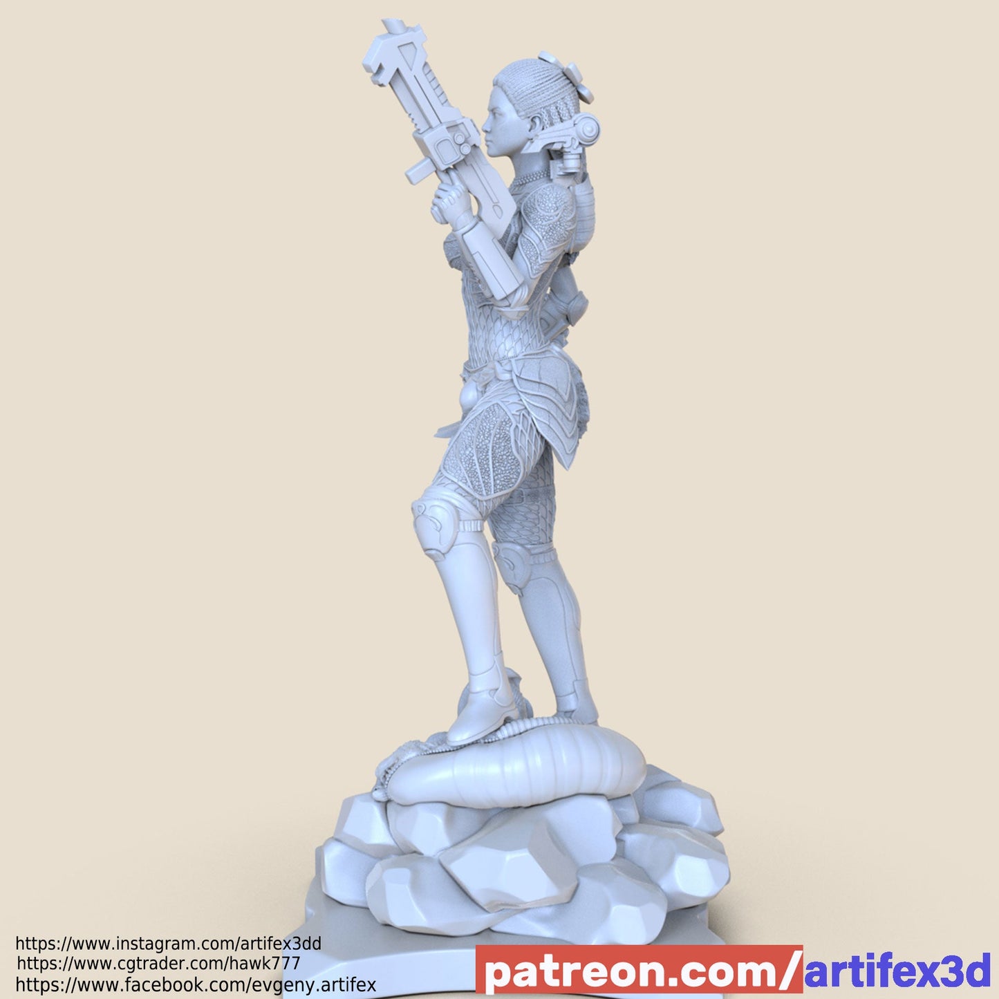 Predator Machiko Noguchi - Artifex3D - Dark Forge Arts