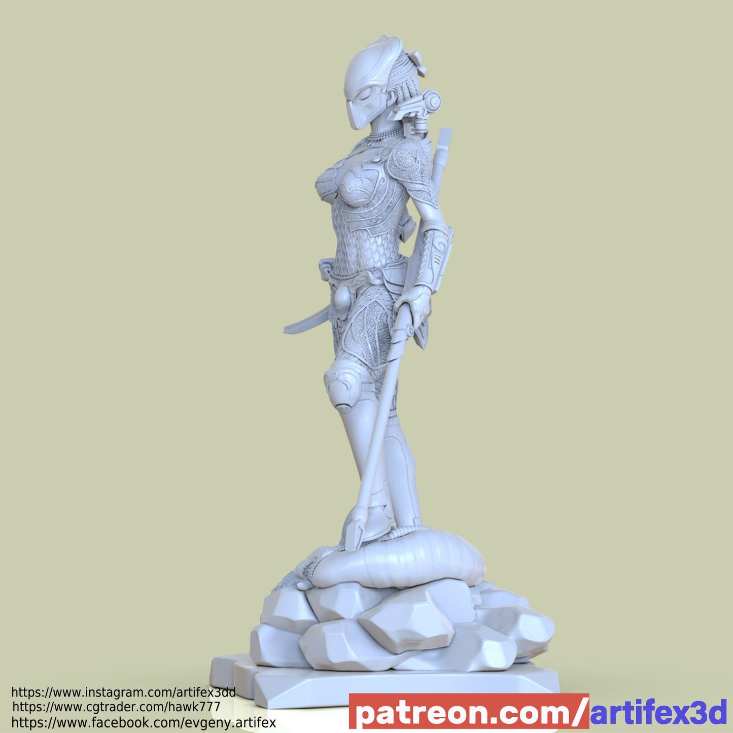 Predator Machiko Noguchi - Artifex3D - Dark Forge Arts