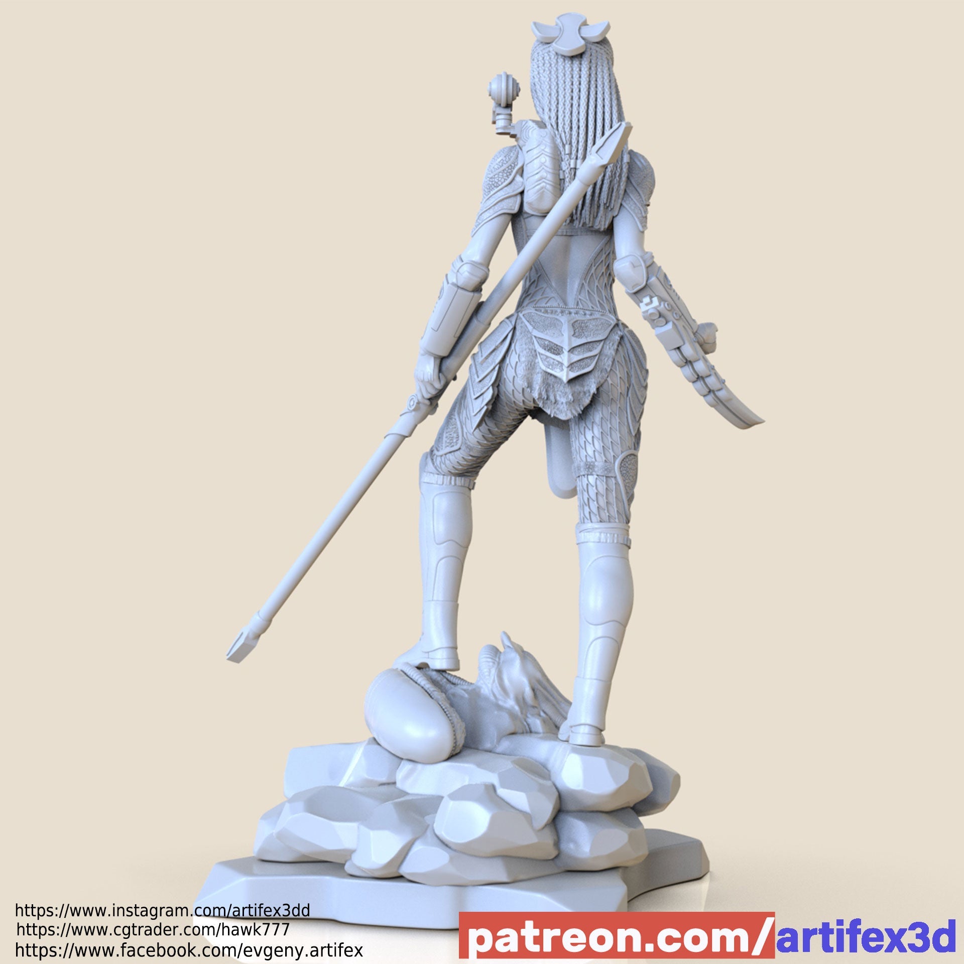 Predator Machiko Noguchi - Artifex3D - Dark Forge Arts