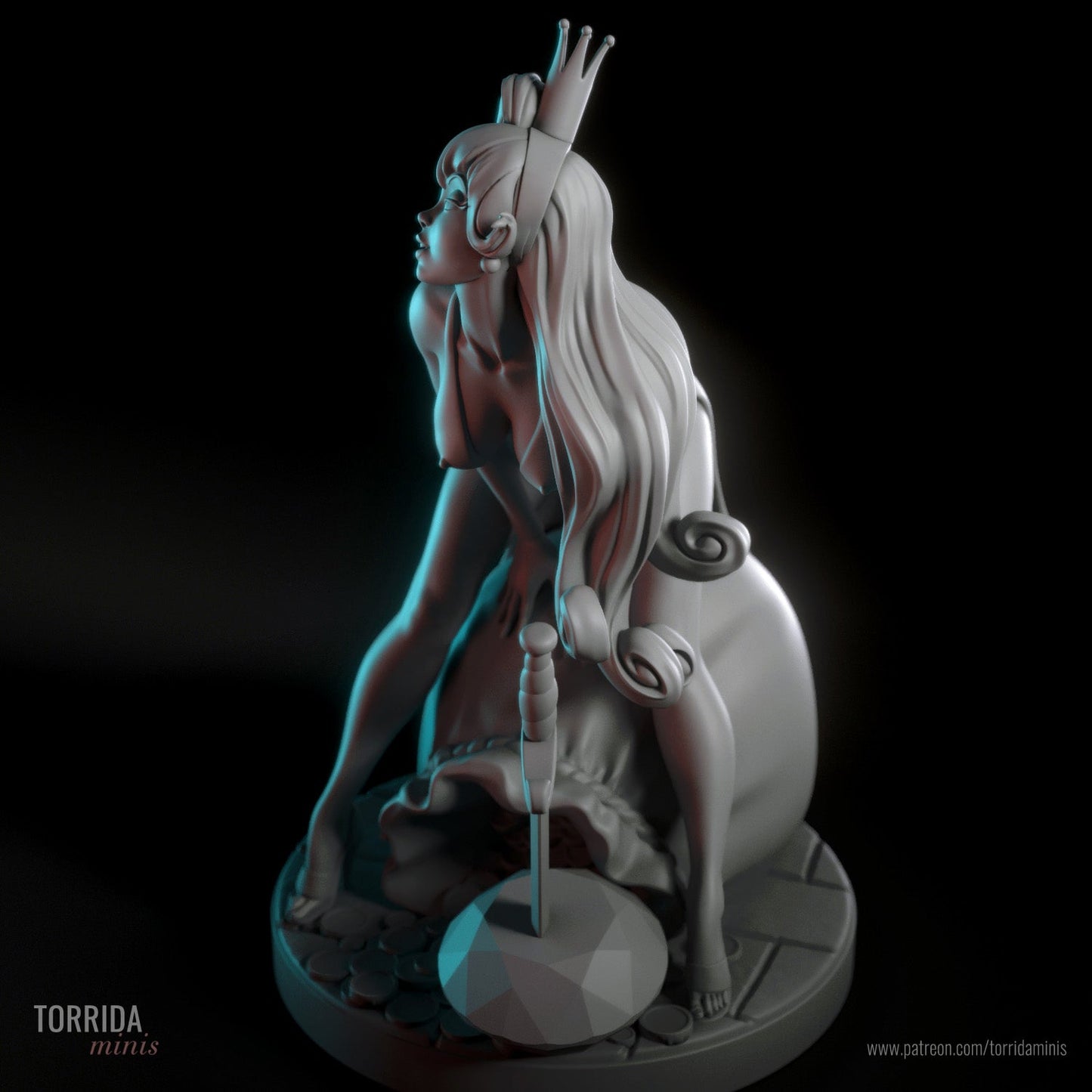 Princess Daphne - Torrida Minis - Dark Forge Arts