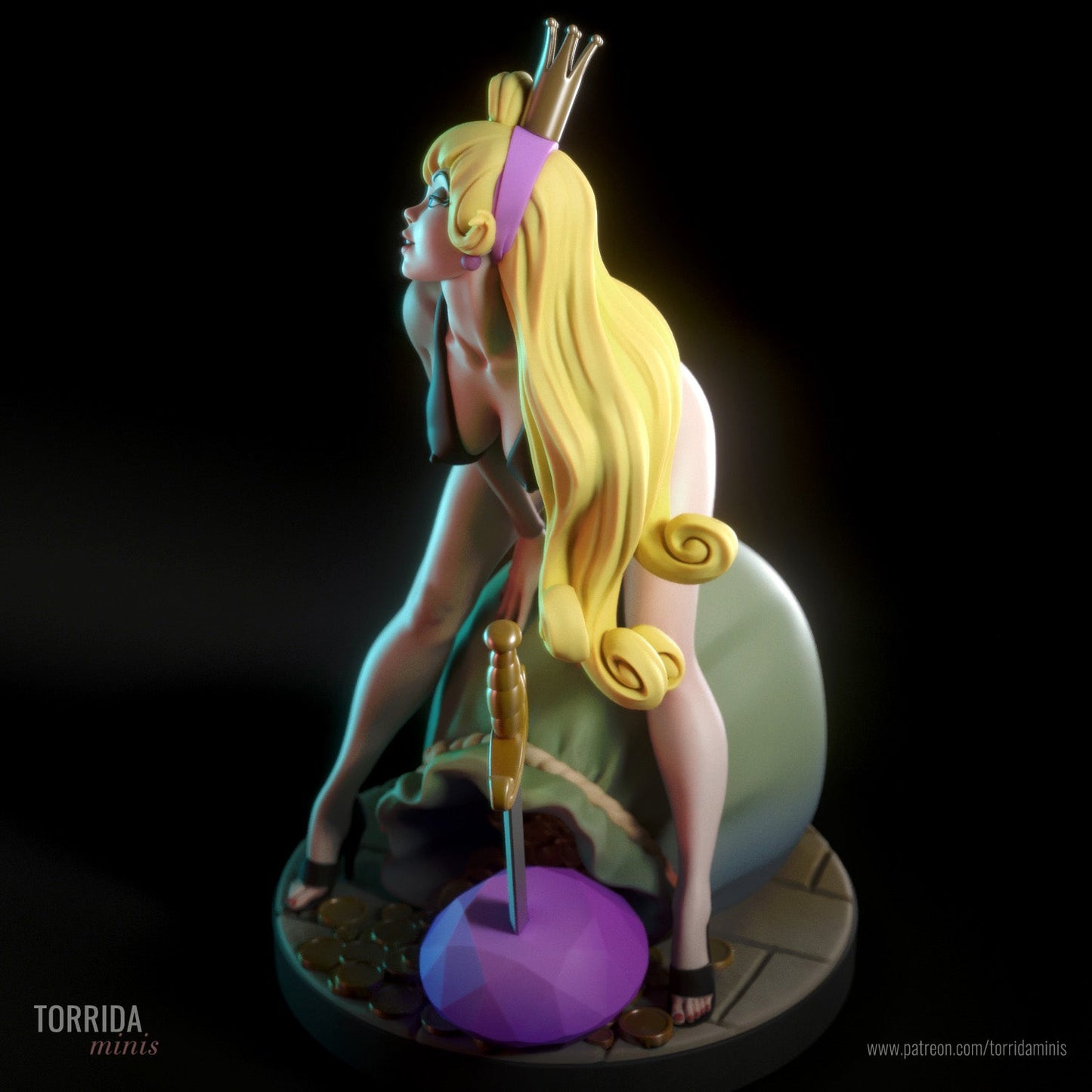 Princess Daphne - Torrida Minis - Dark Forge Arts
