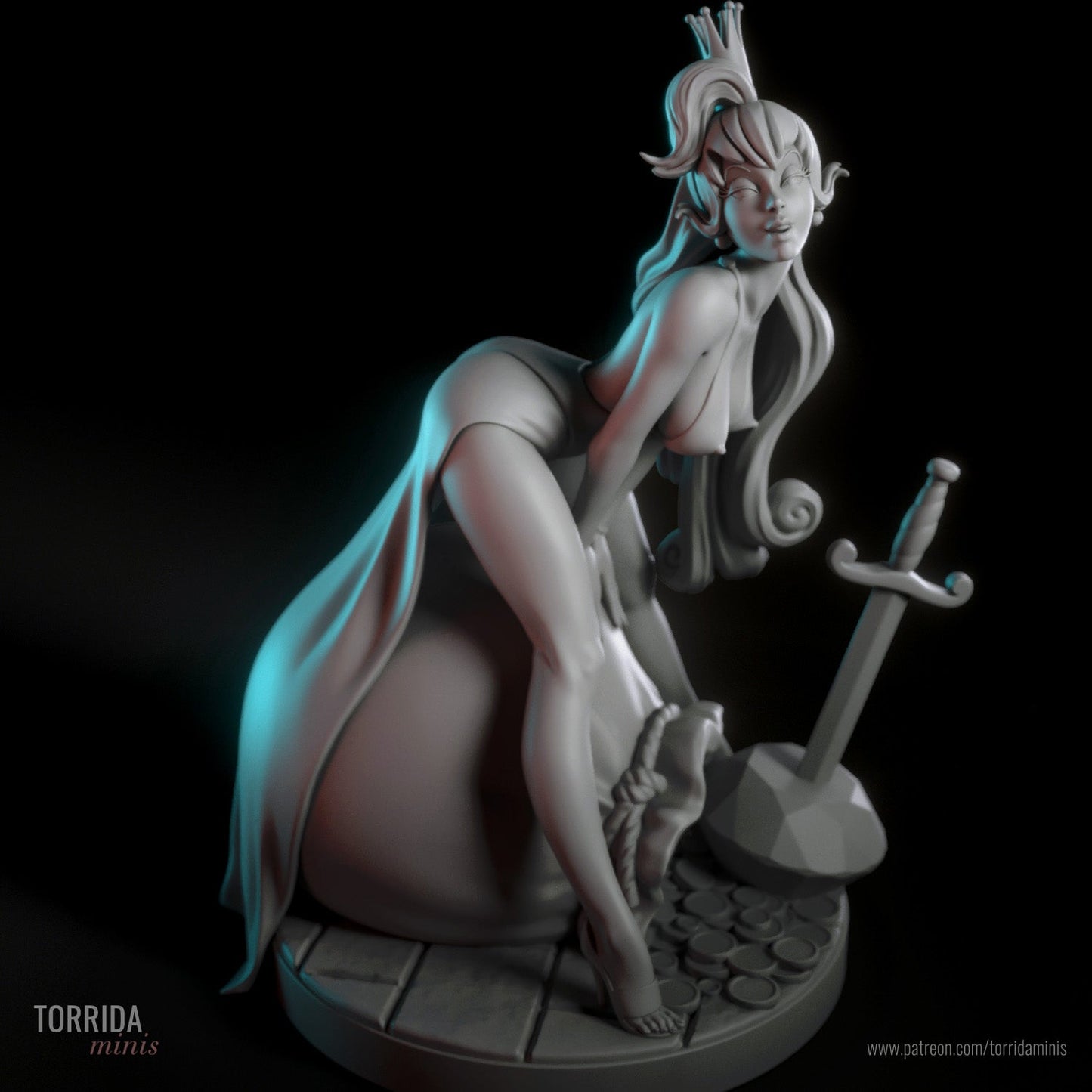 Princess Daphne - Torrida Minis - Dark Forge Arts