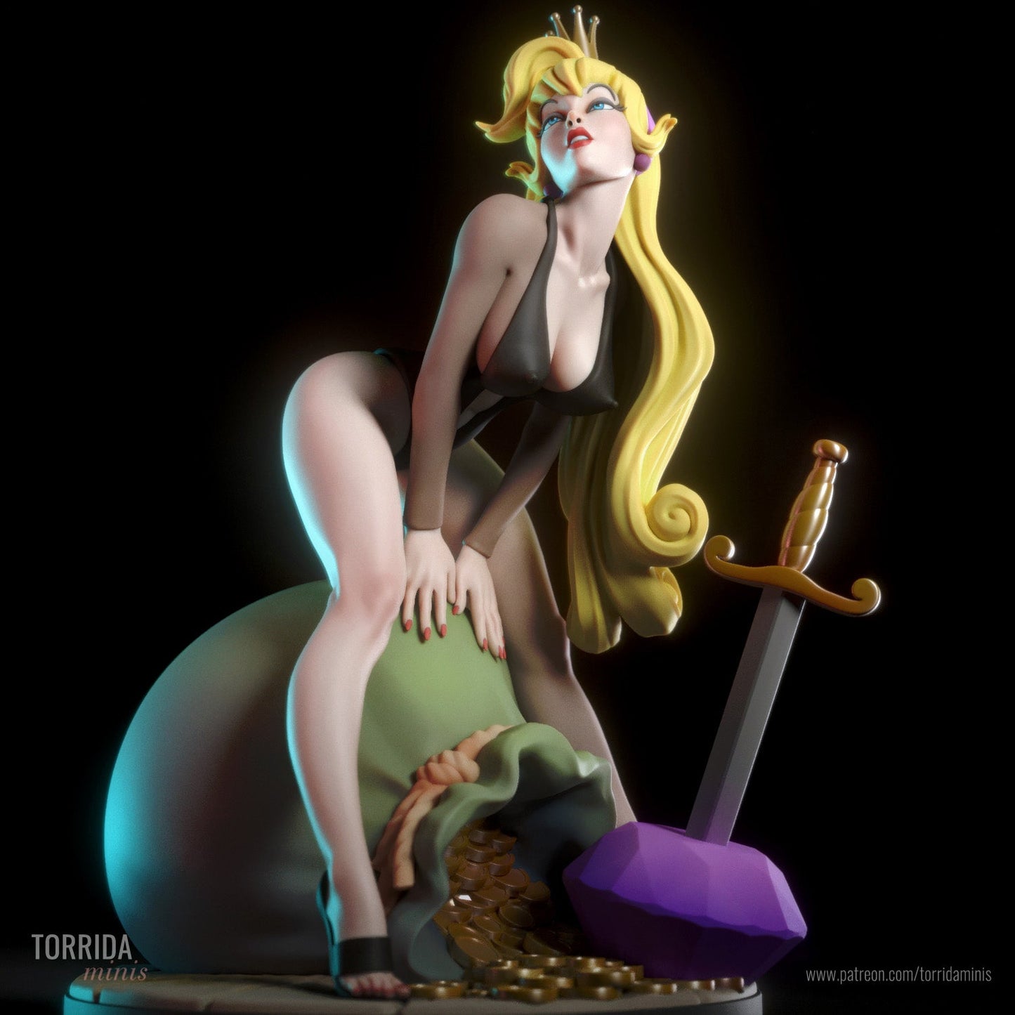 Princess Daphne - Torrida Minis - Dark Forge Arts