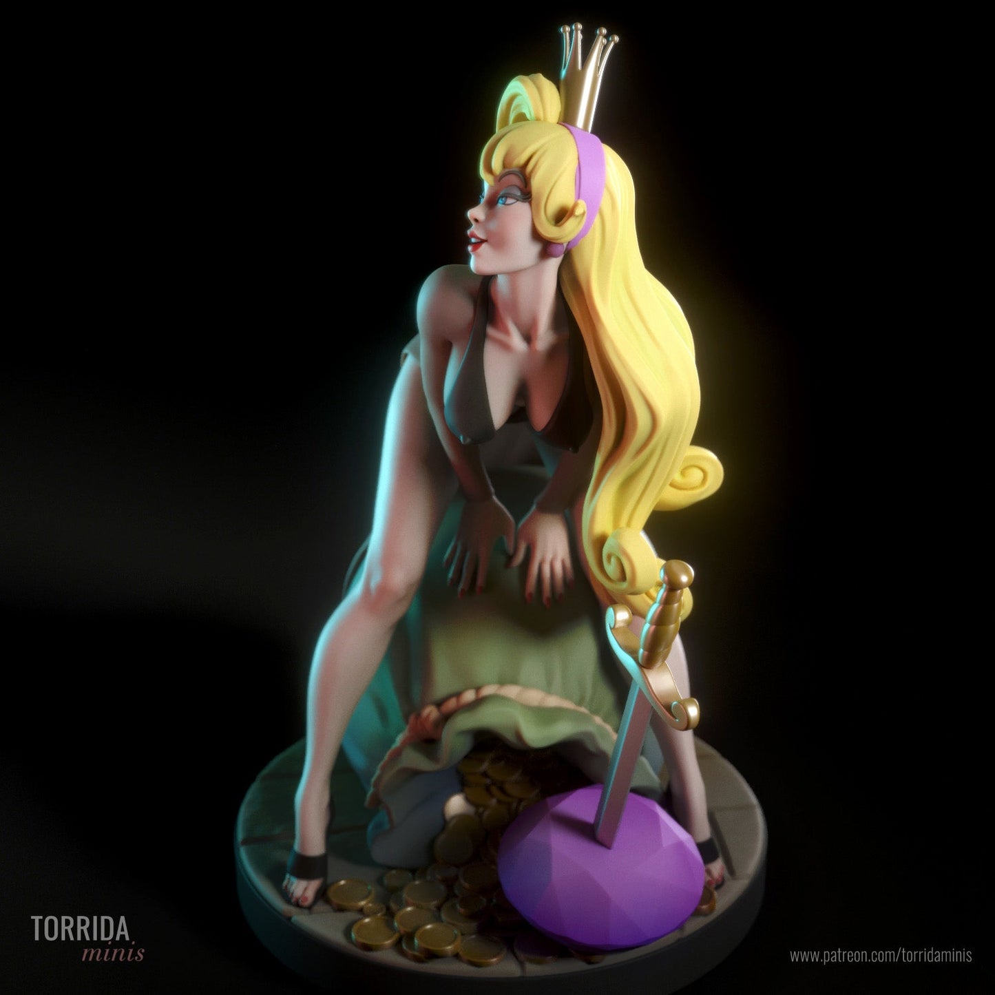 Princess Daphne - Torrida Minis - Dark Forge Arts