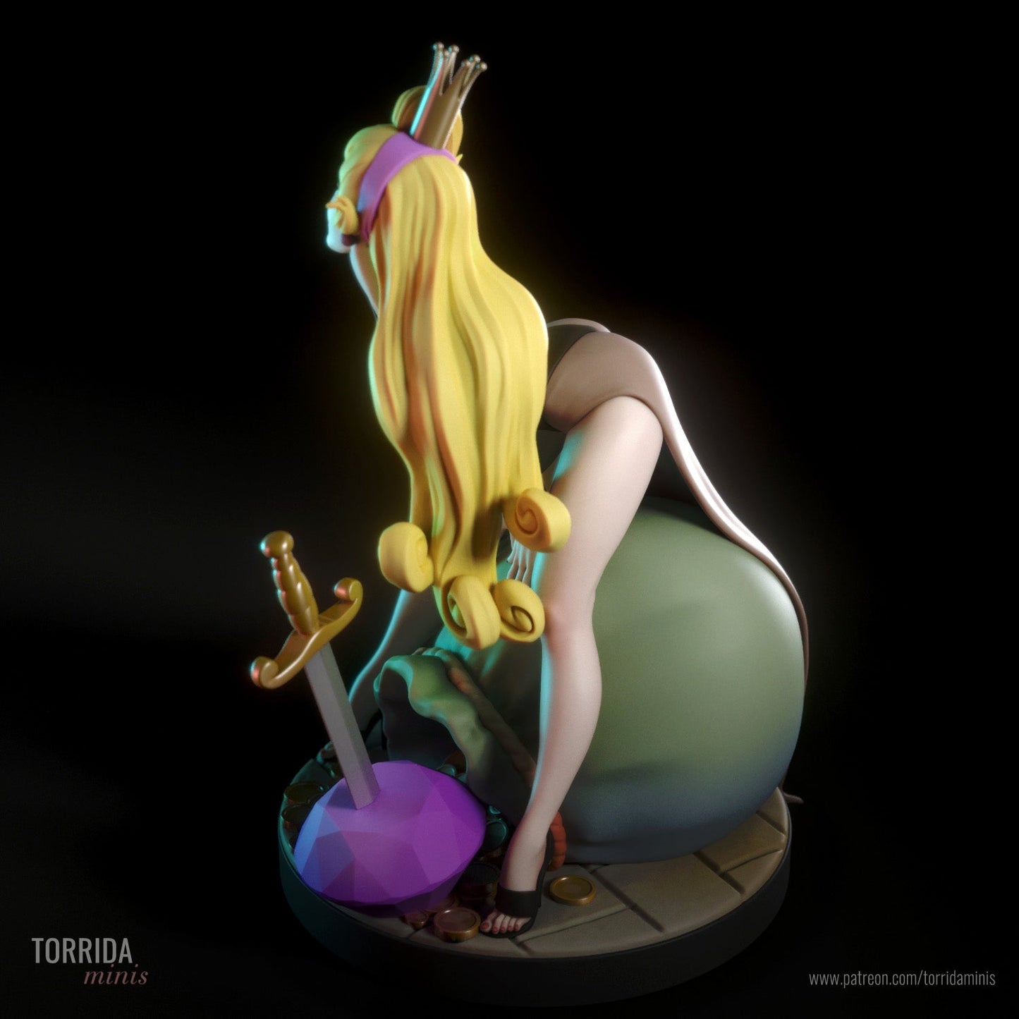 Princess Daphne - Torrida Minis - Dark Forge Arts