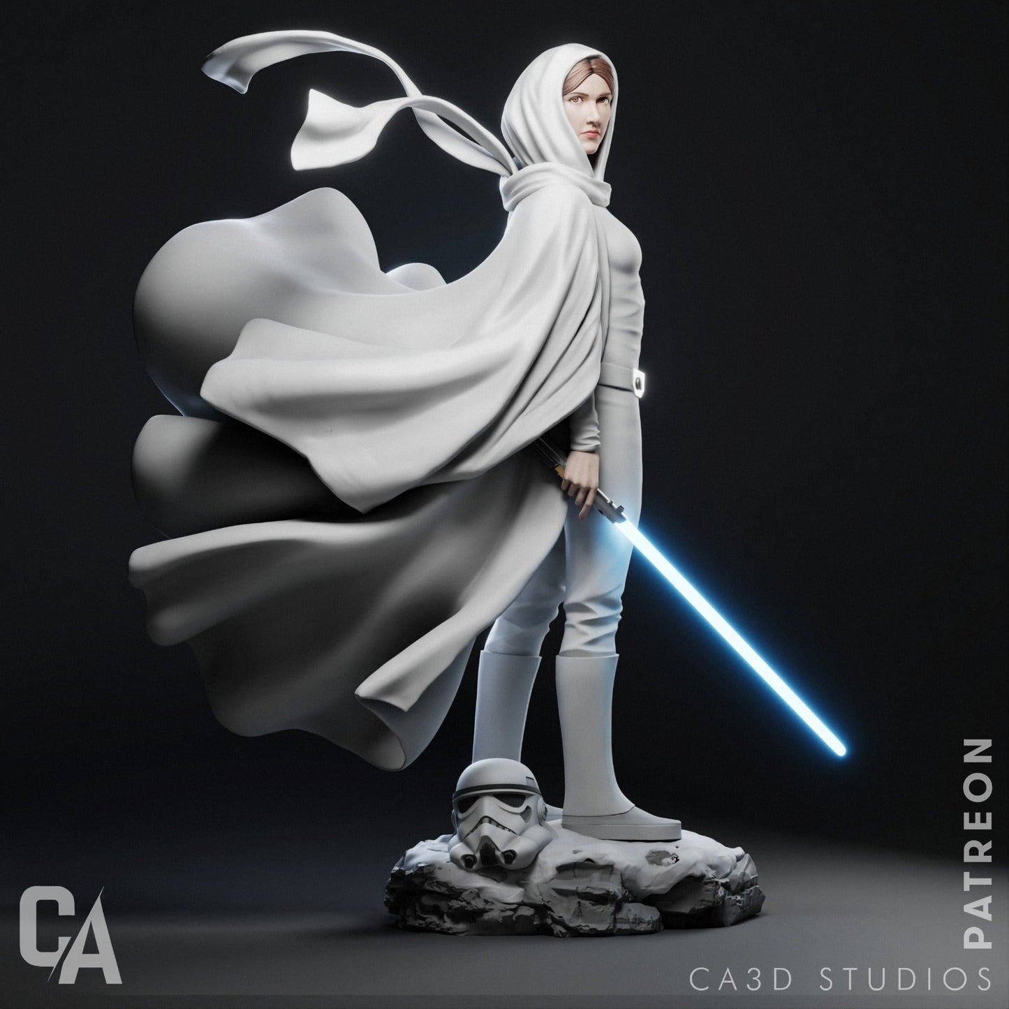 Princess Leia - CA 3D Studios - Dark Forge Arts