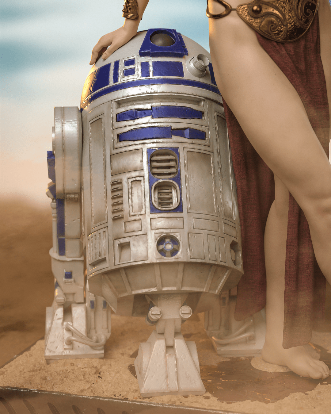 Princess Leia v2 - CA 3D Studios - Dark Forge Arts