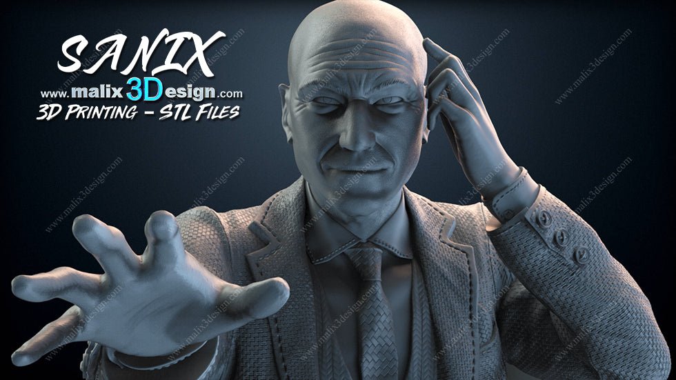 Professor X - Sanix3D - Dark Forge Arts