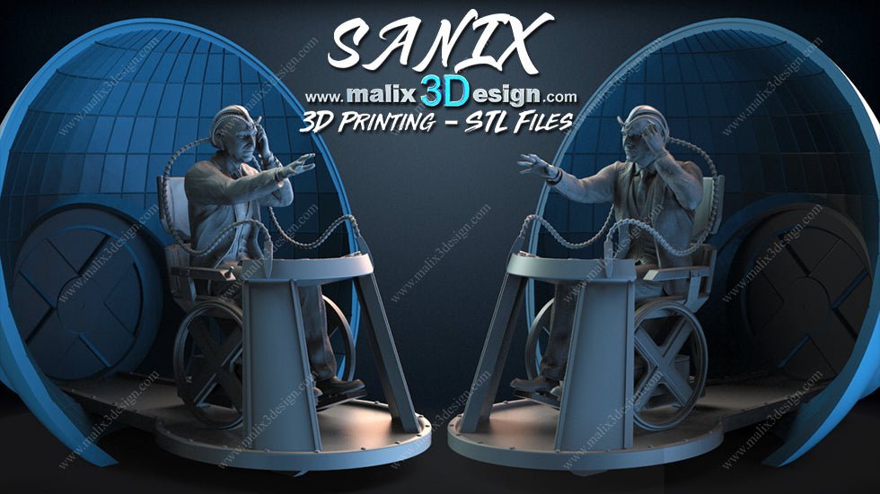 Professor X - Sanix3D - Dark Forge Arts