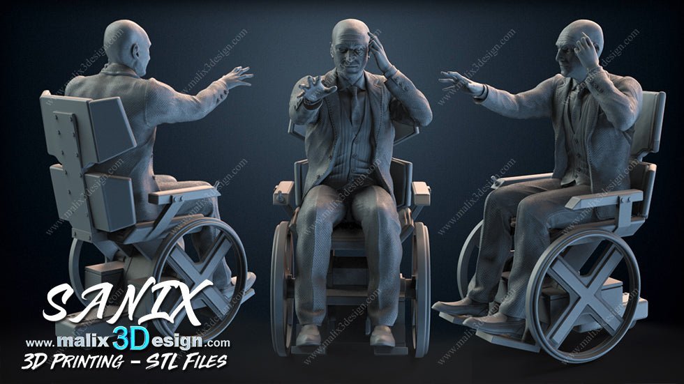 Professor X - Sanix3D - Dark Forge Arts