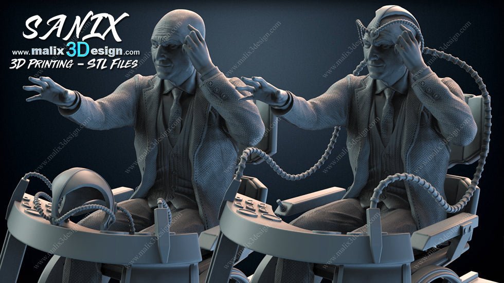 Professor X - Sanix3D - Dark Forge Arts