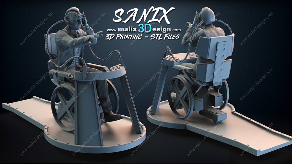 Professor X - Sanix3D - Dark Forge Arts