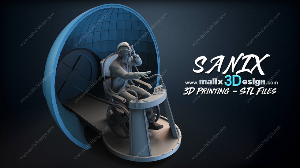 Professor X - Sanix3D - Dark Forge Arts