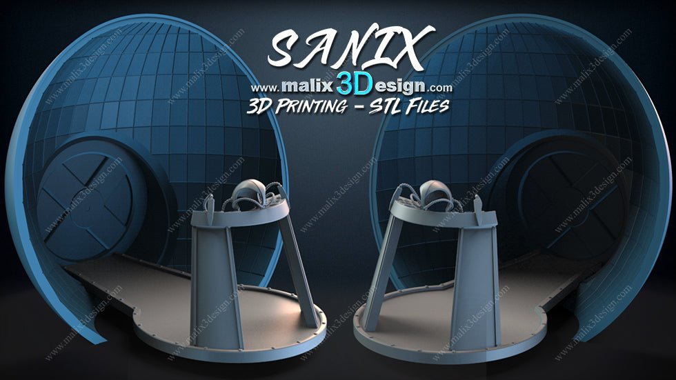 Professor X - Sanix3D - Dark Forge Arts