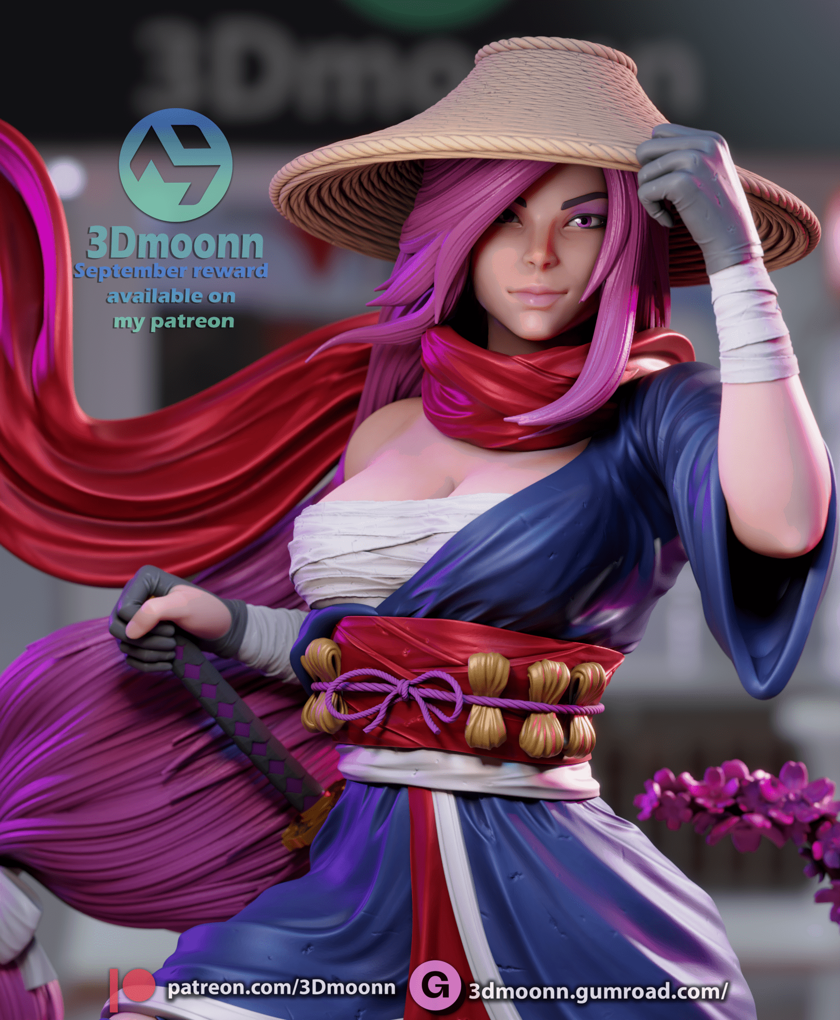 Psylocke - 3DMoonn - Dark Forge Arts