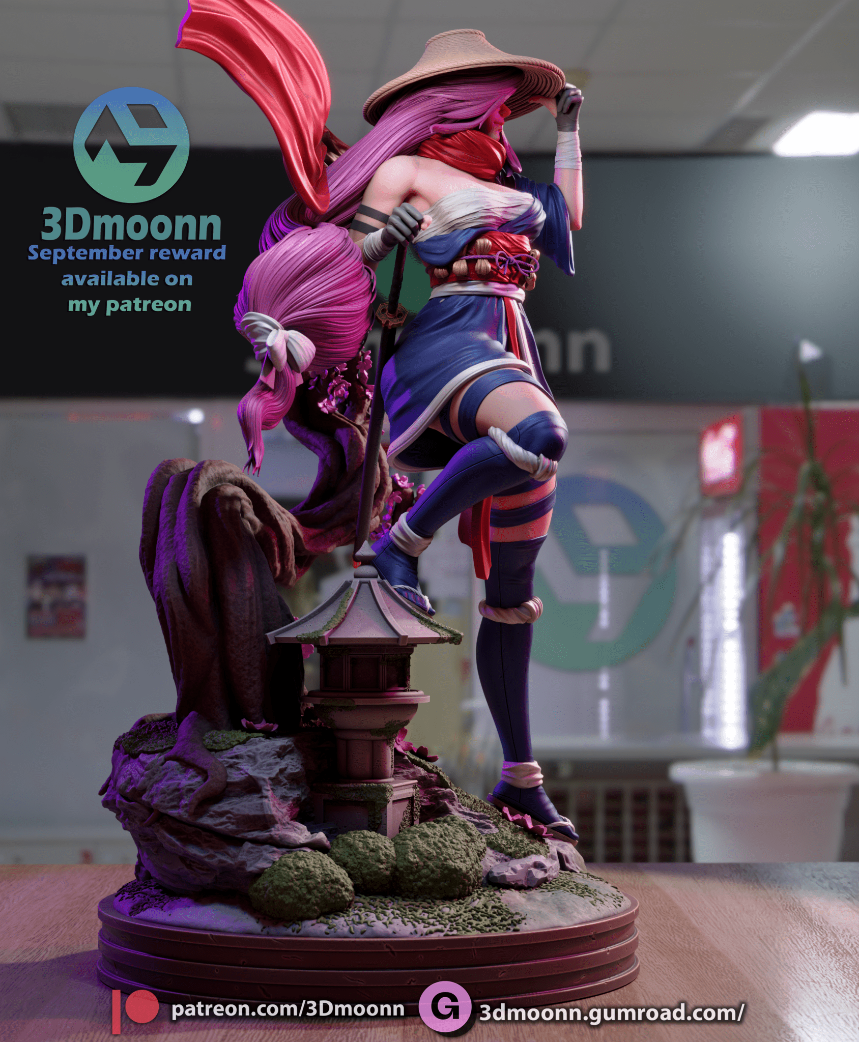 Psylocke - 3DMoonn - Dark Forge Arts