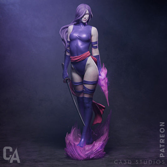 Psylocke - CA 3D Studios - Dark Forge Arts
