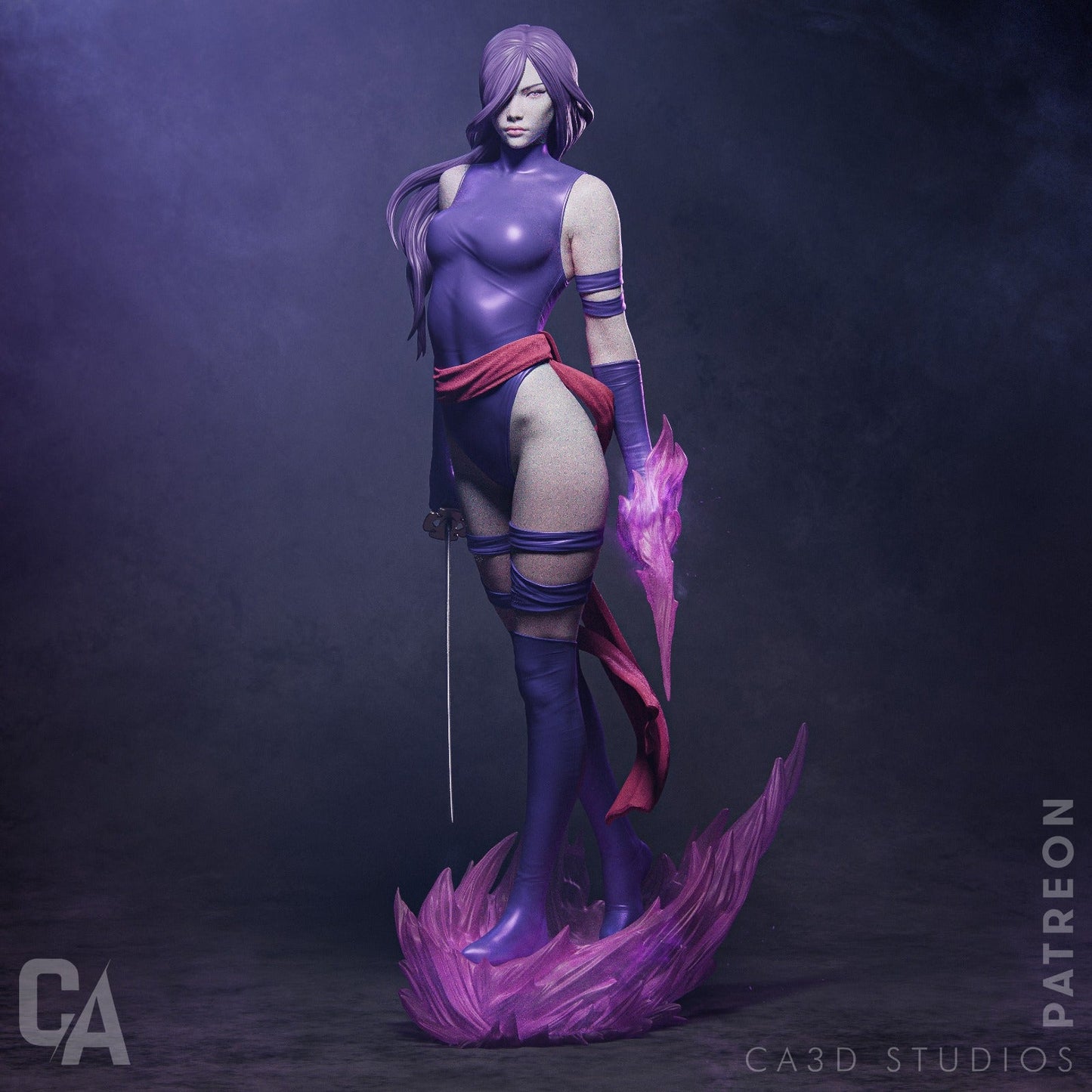 Psylocke - CA 3D Studios - Dark Forge Arts