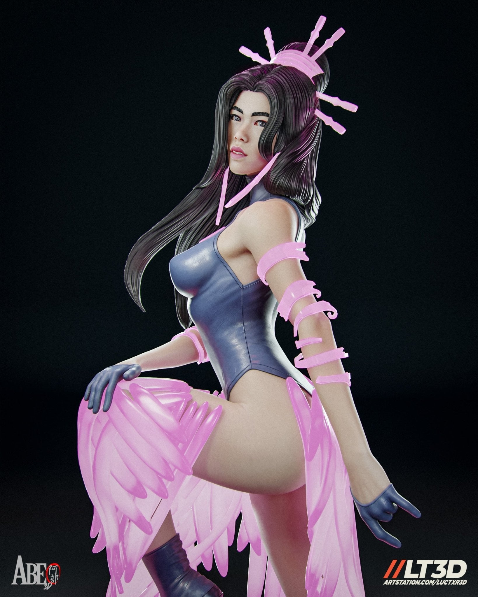 Psylocke v1 - Abe3D - Dark Forge Arts