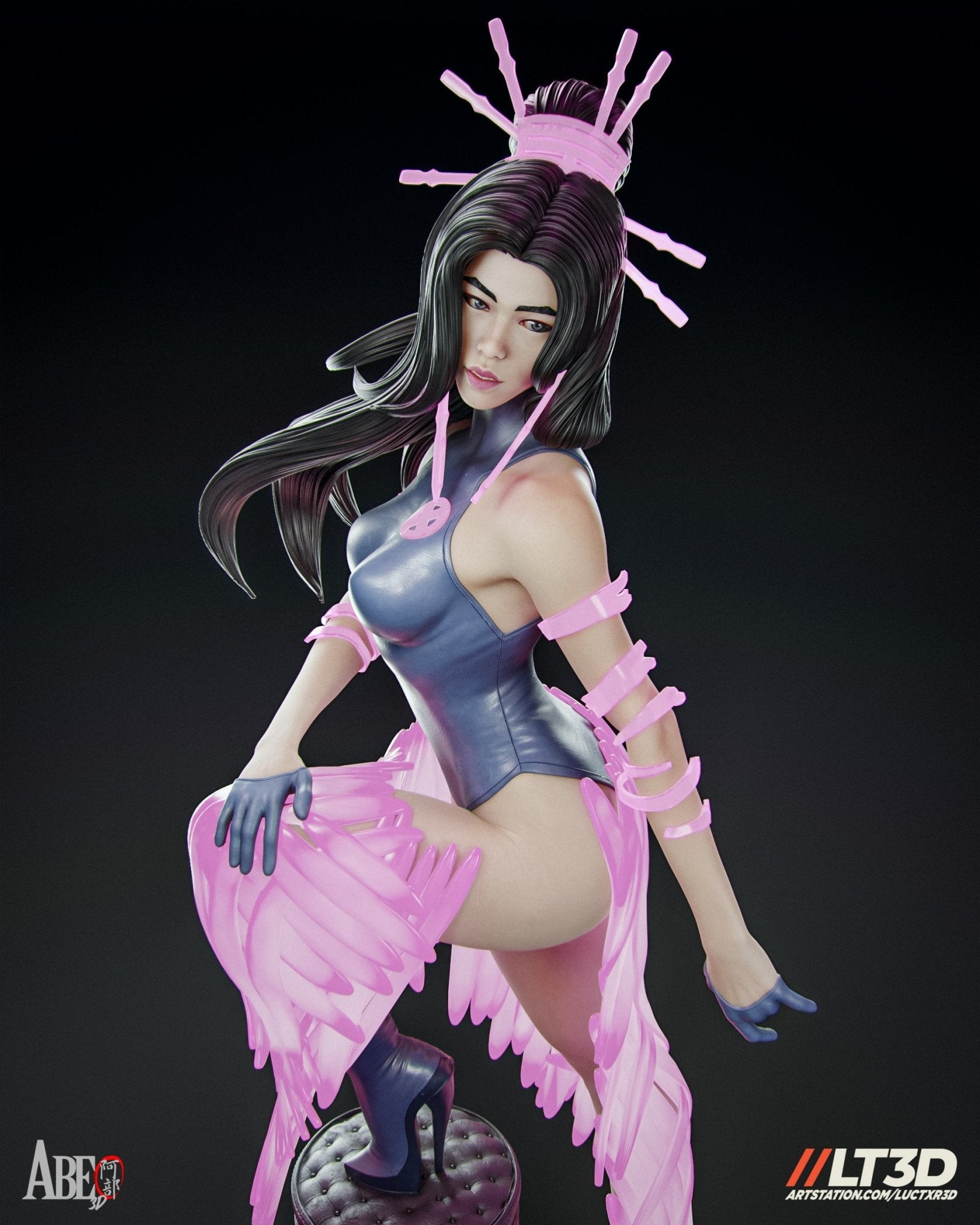 Psylocke v1 - Abe3D - Dark Forge Arts