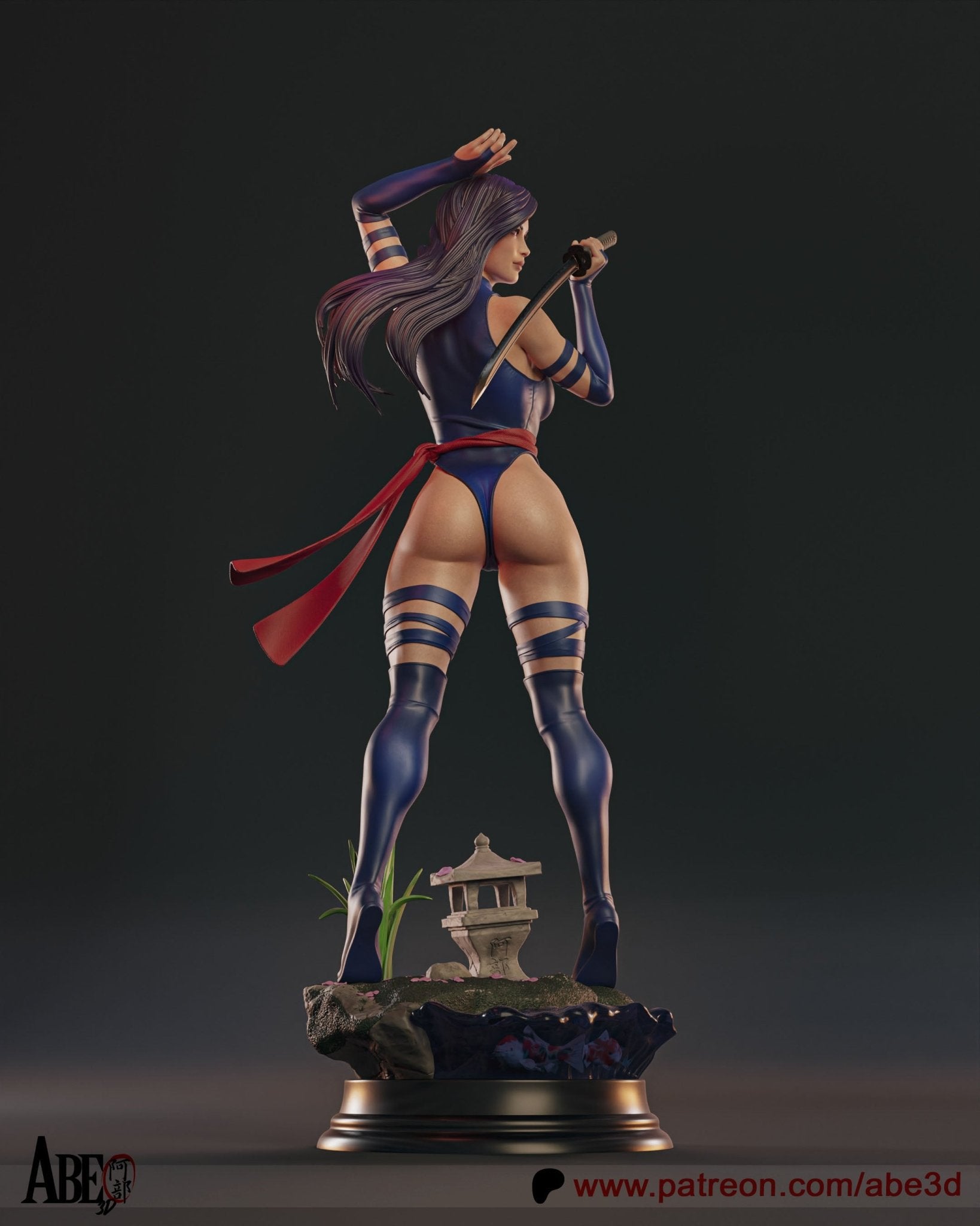 Psylocke v2 - Abe3D - Dark Forge Arts