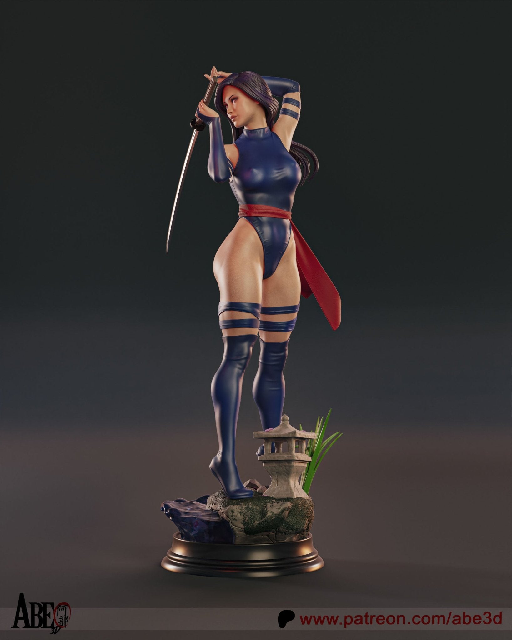 Psylocke v2 - Abe3D - Dark Forge Arts