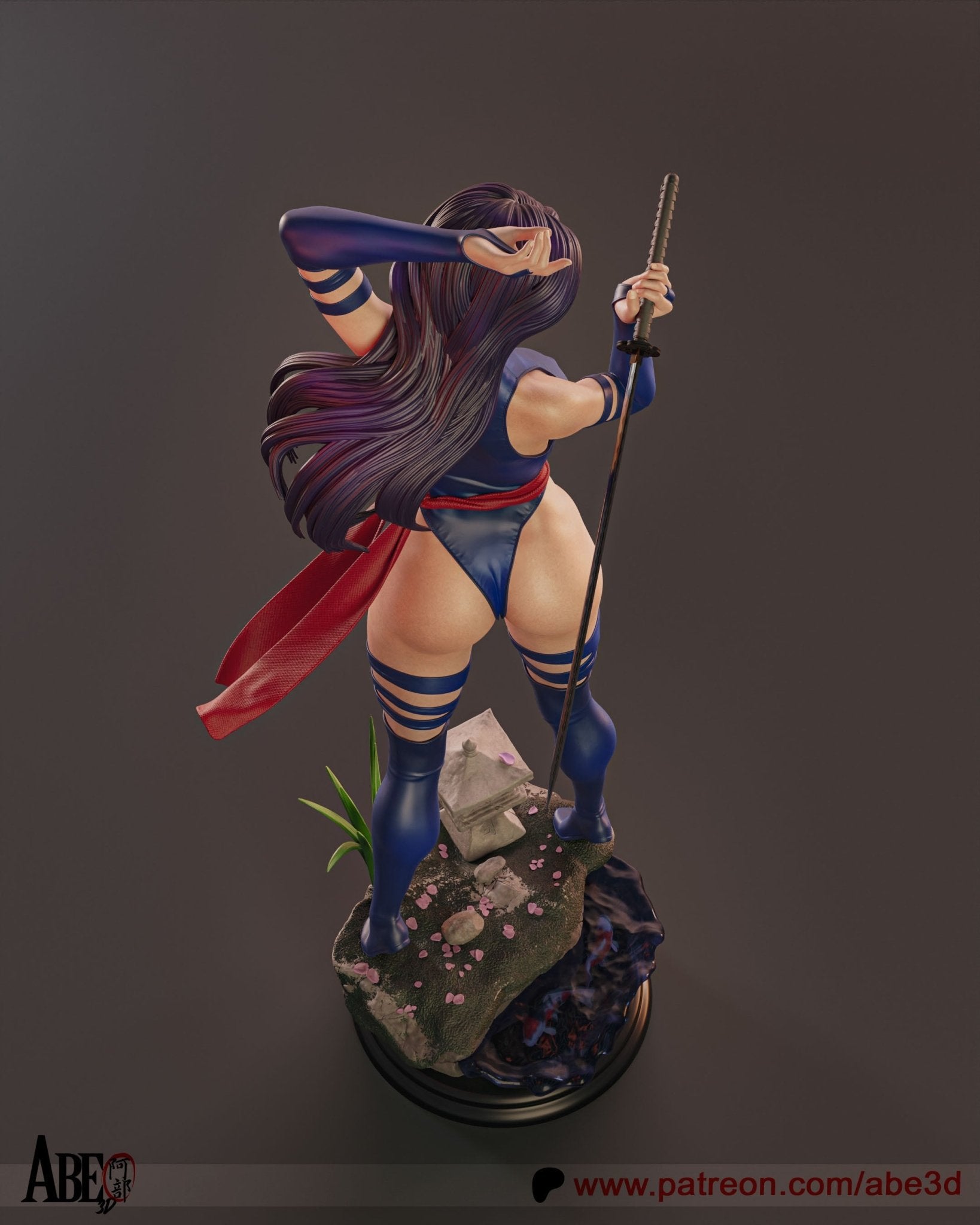 Psylocke v2 - Abe3D - Dark Forge Arts