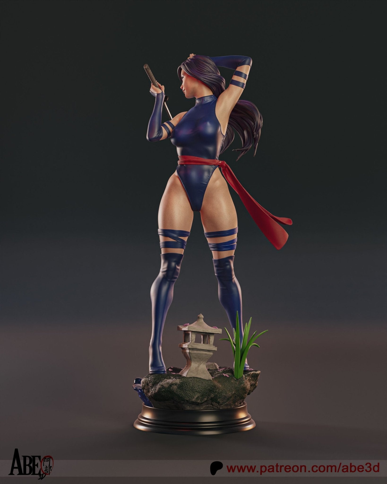 Psylocke v2 - Abe3D - Dark Forge Arts
