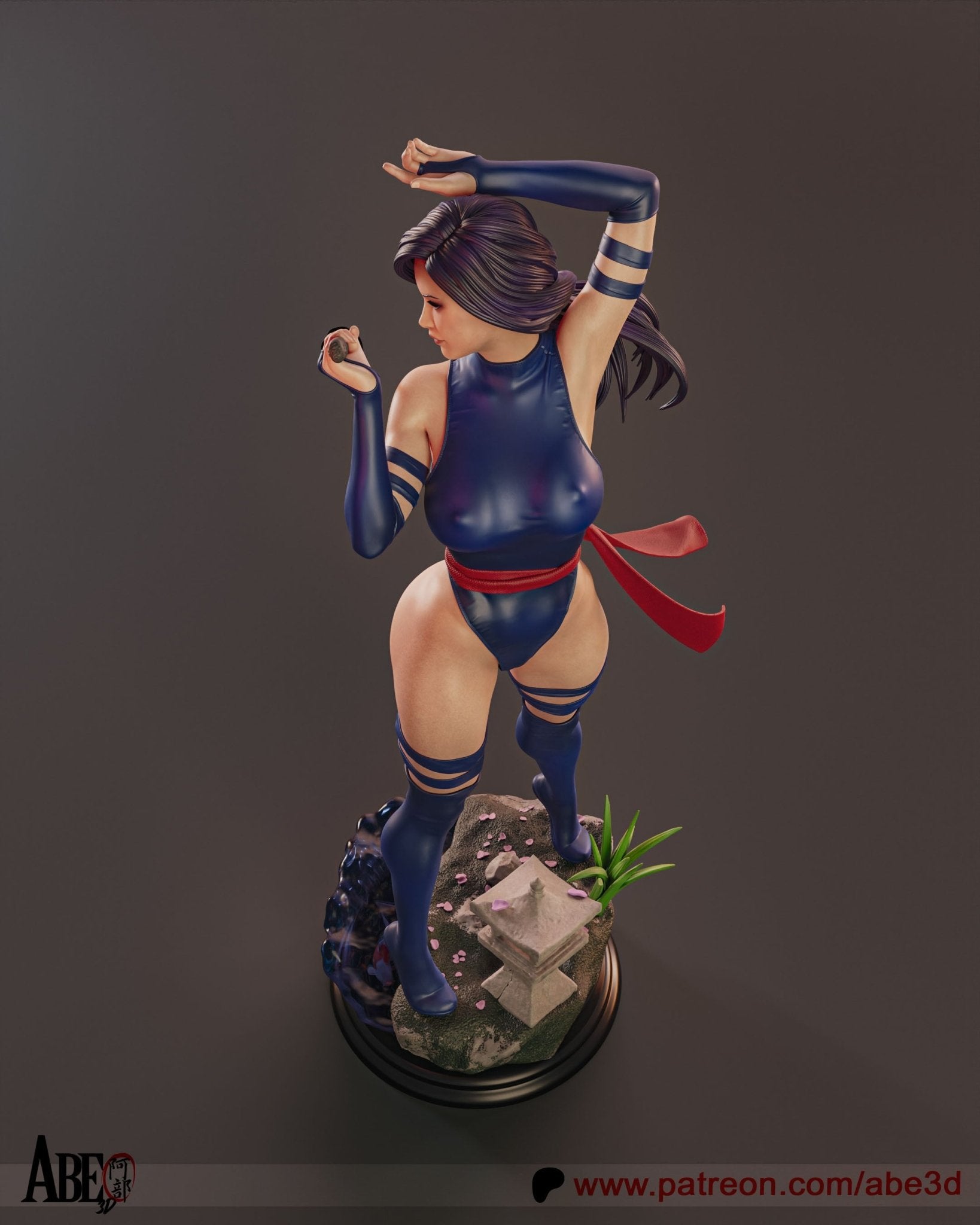 Psylocke v2 - Abe3D - Dark Forge Arts