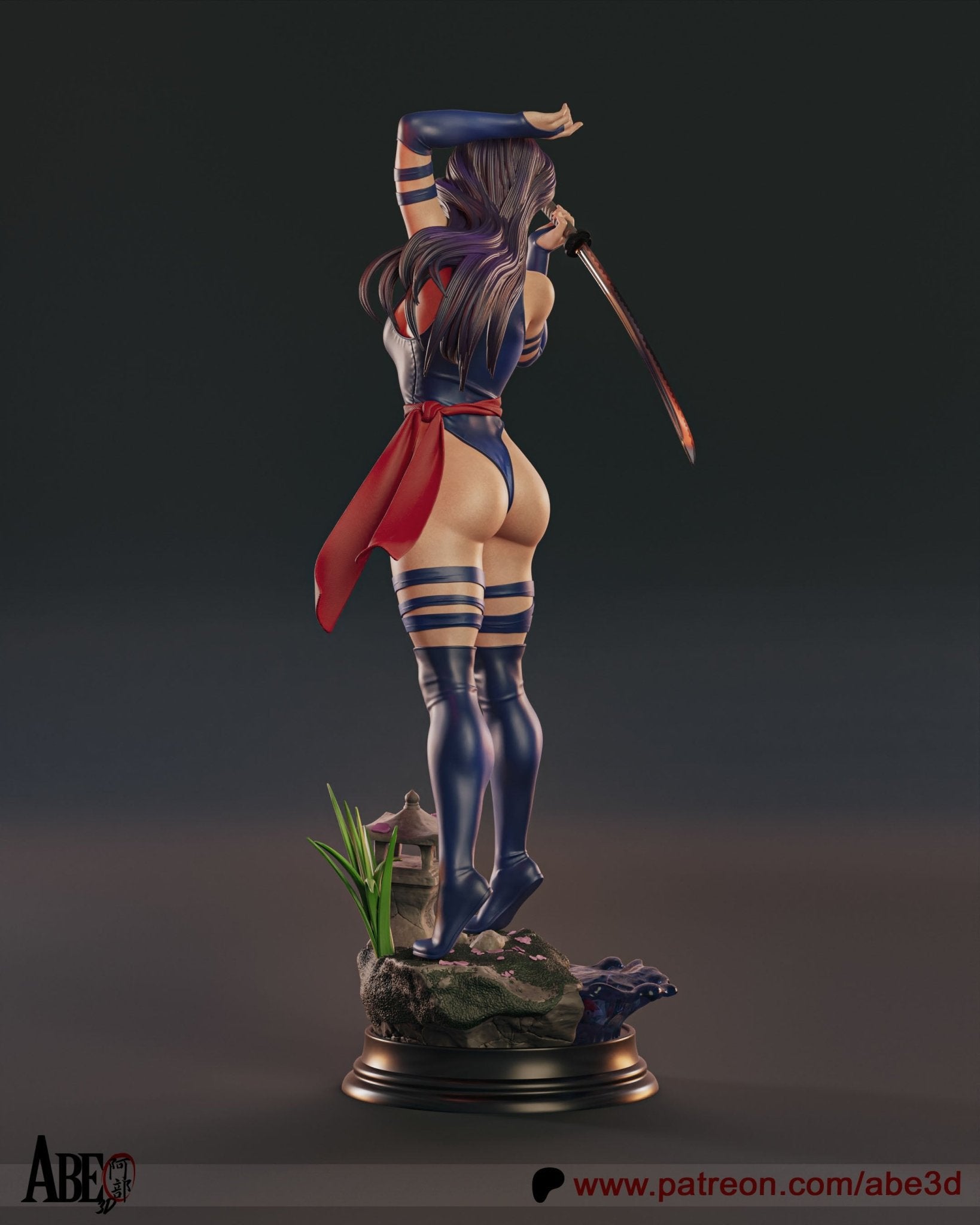 Psylocke v2 - Abe3D - Dark Forge Arts