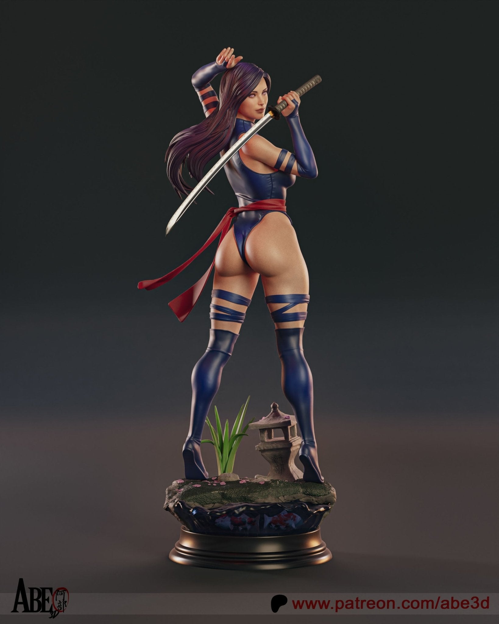 Psylocke v2 - Abe3D - Dark Forge Arts