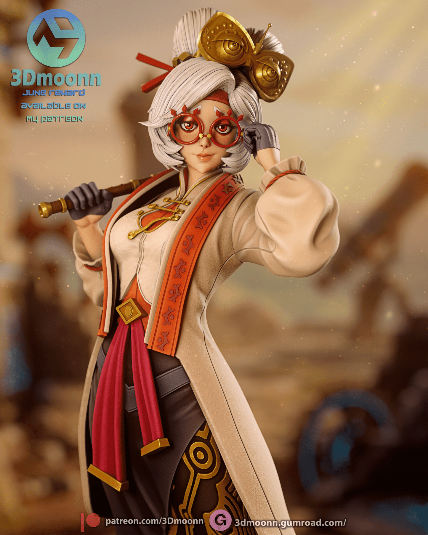 Purah - 3DMoonn - Dark Forge Arts