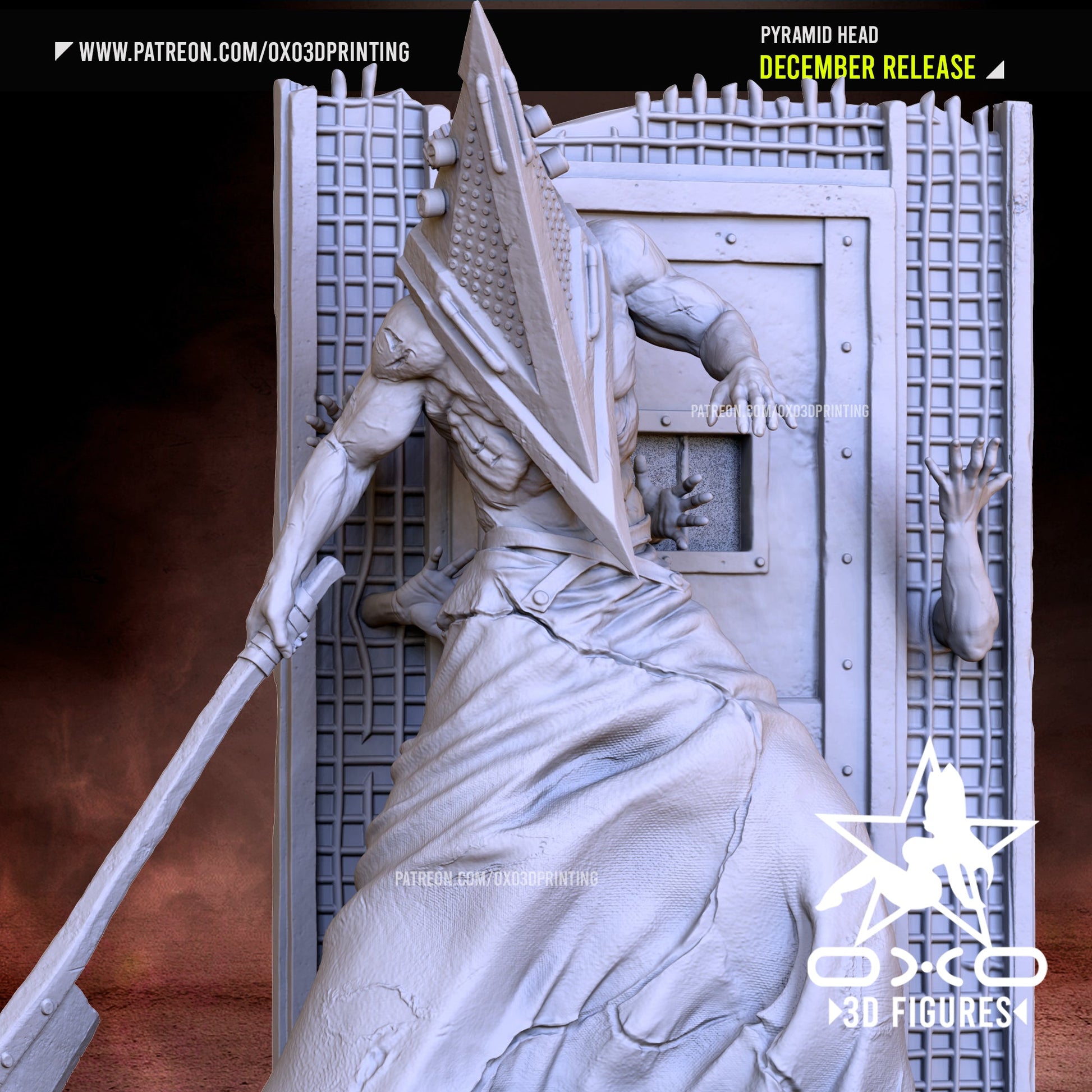 Pyramind Head - OXO3D - Dark Forge Arts