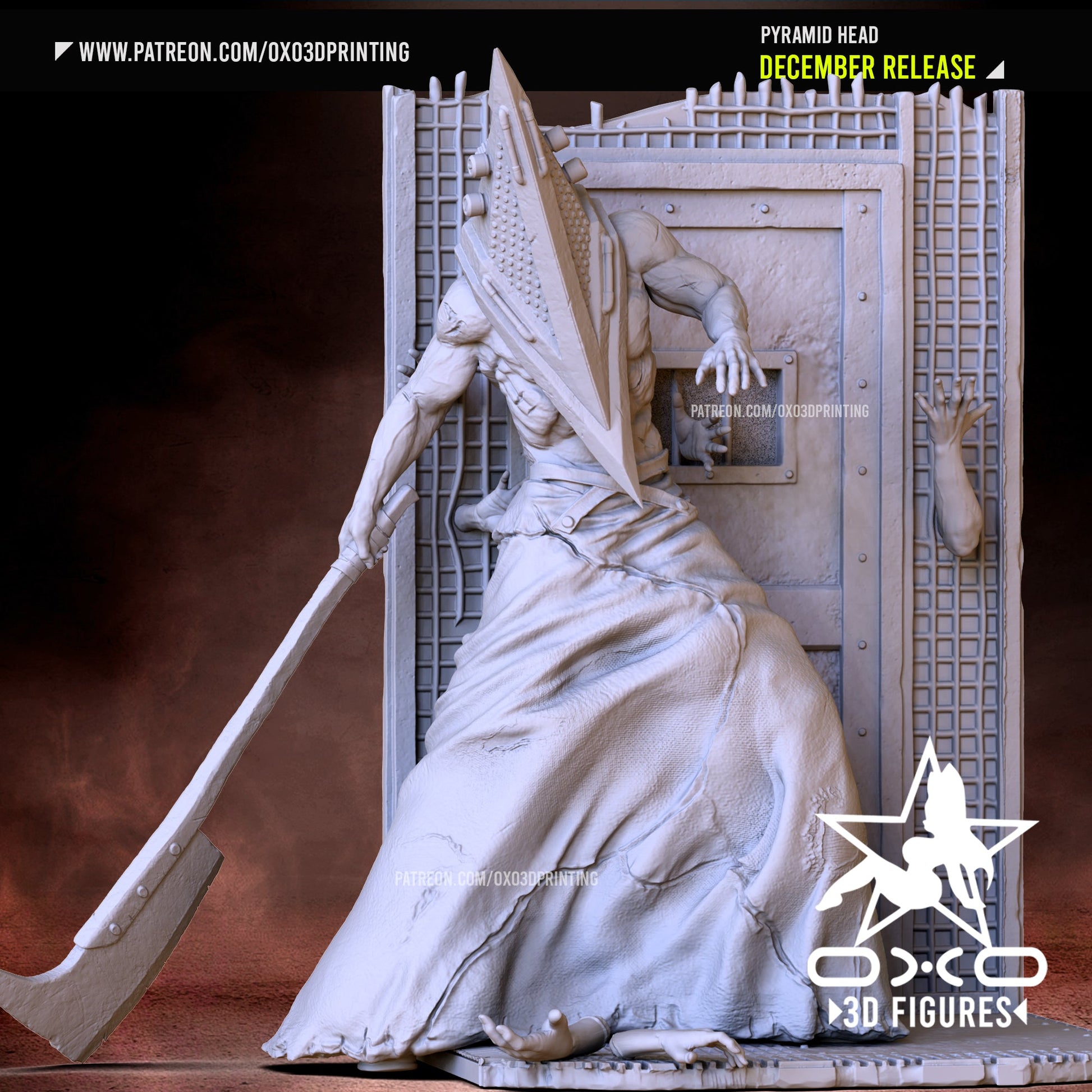 Pyramind Head - OXO3D - Dark Forge Arts
