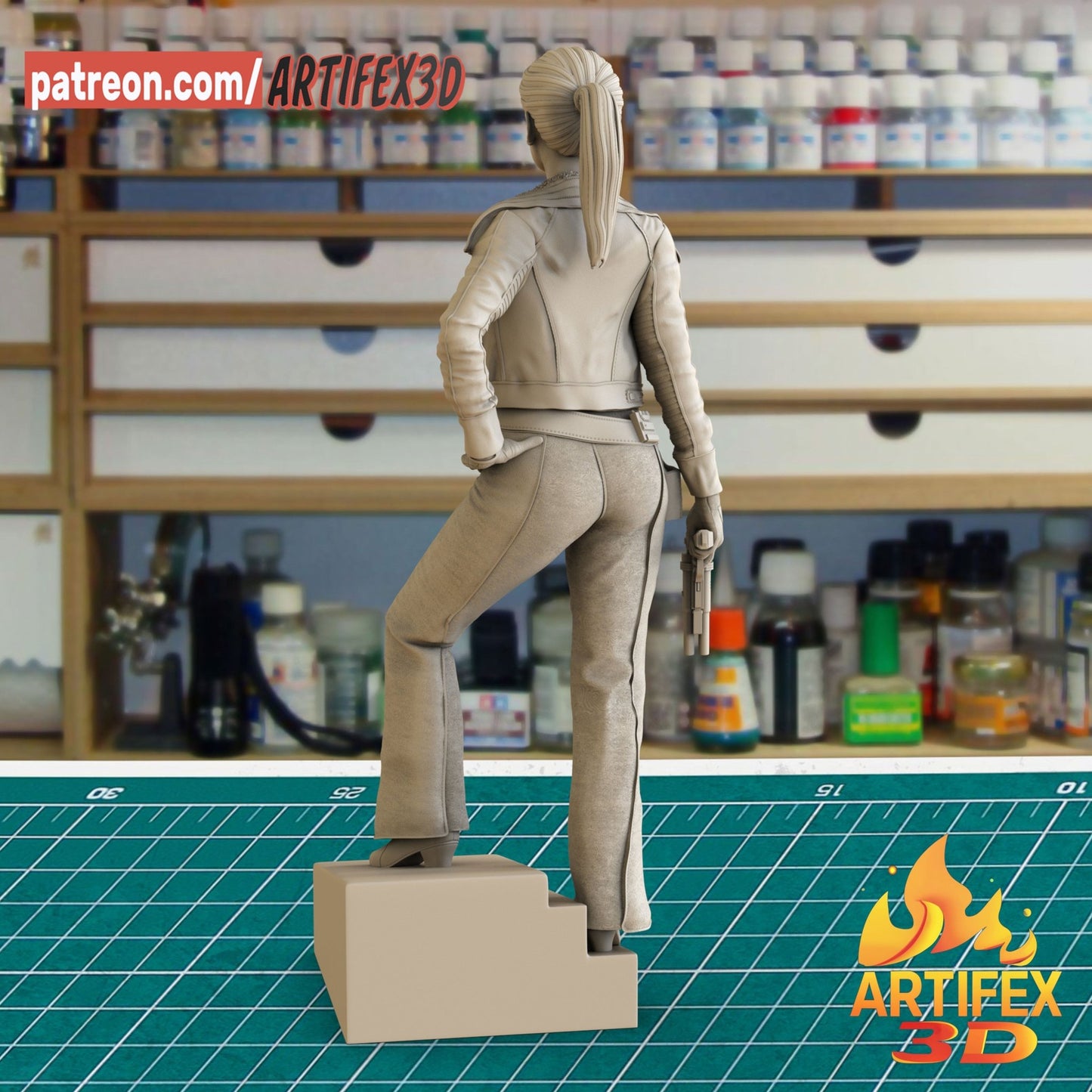 Qi'ra - Artifex3D - Dark Forge Arts