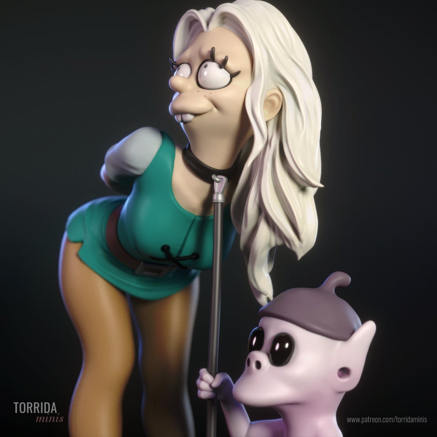 Queen Bean - Torrida Minis - Dark Forge Arts