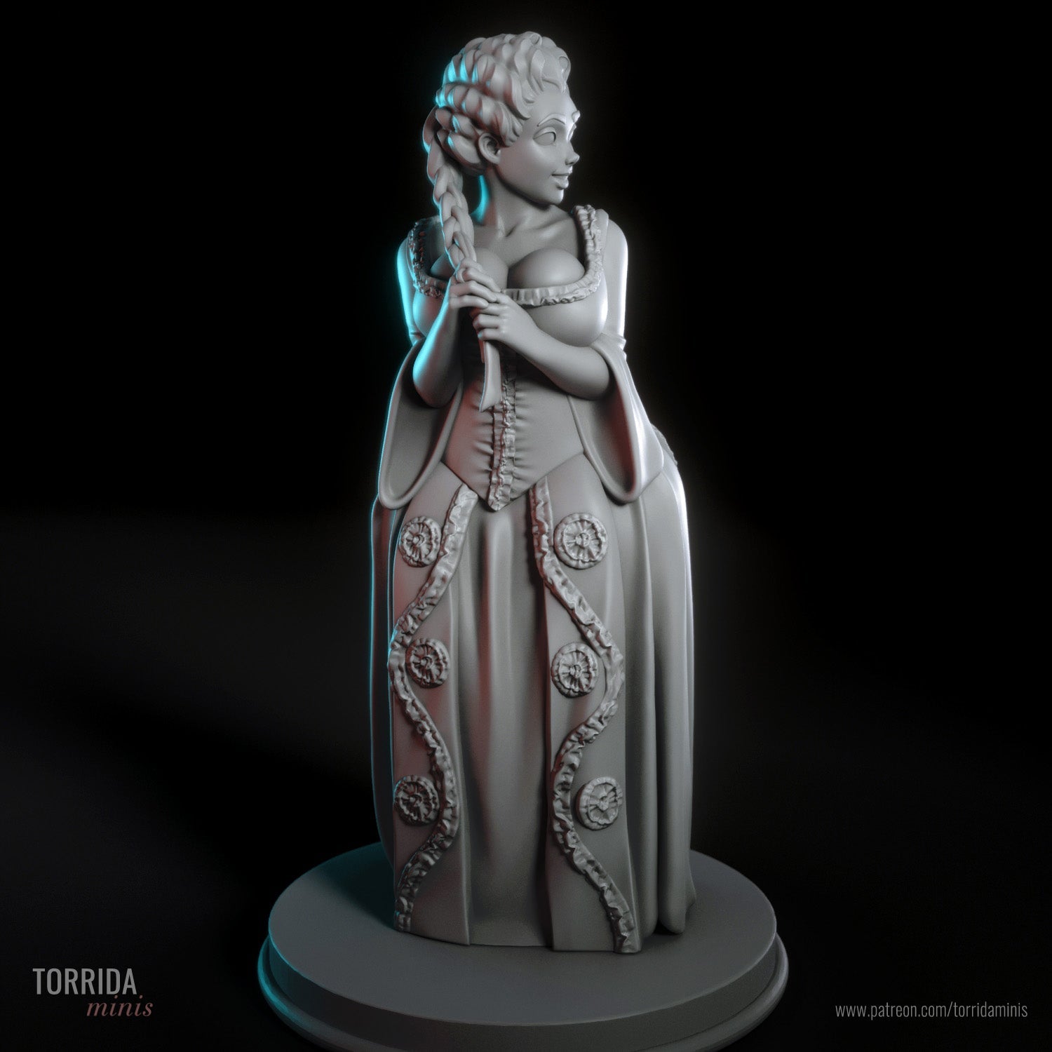 Queen Catherine - Torrida Minis - Dark Forge Arts