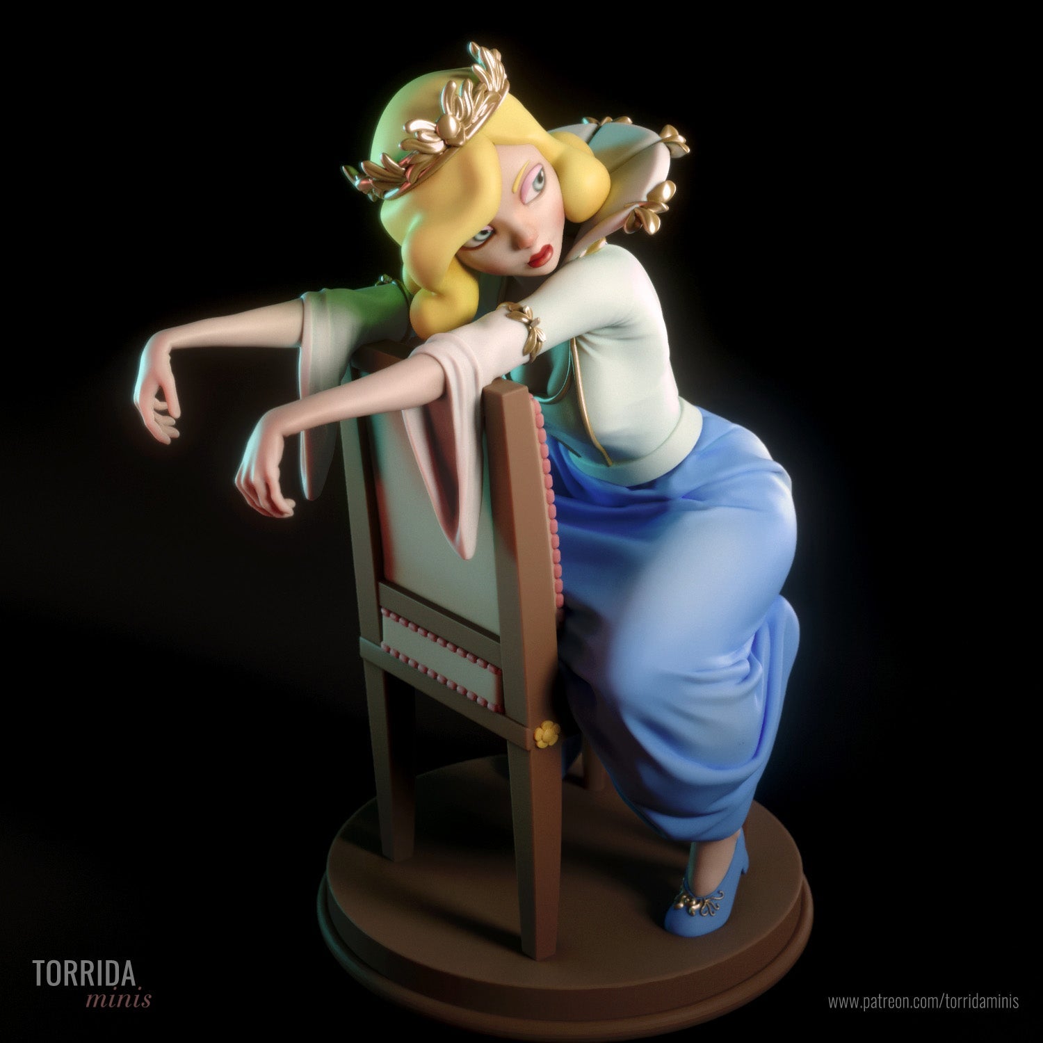 Queen Elizabeth - Torrida Minis - Dark Forge Arts
