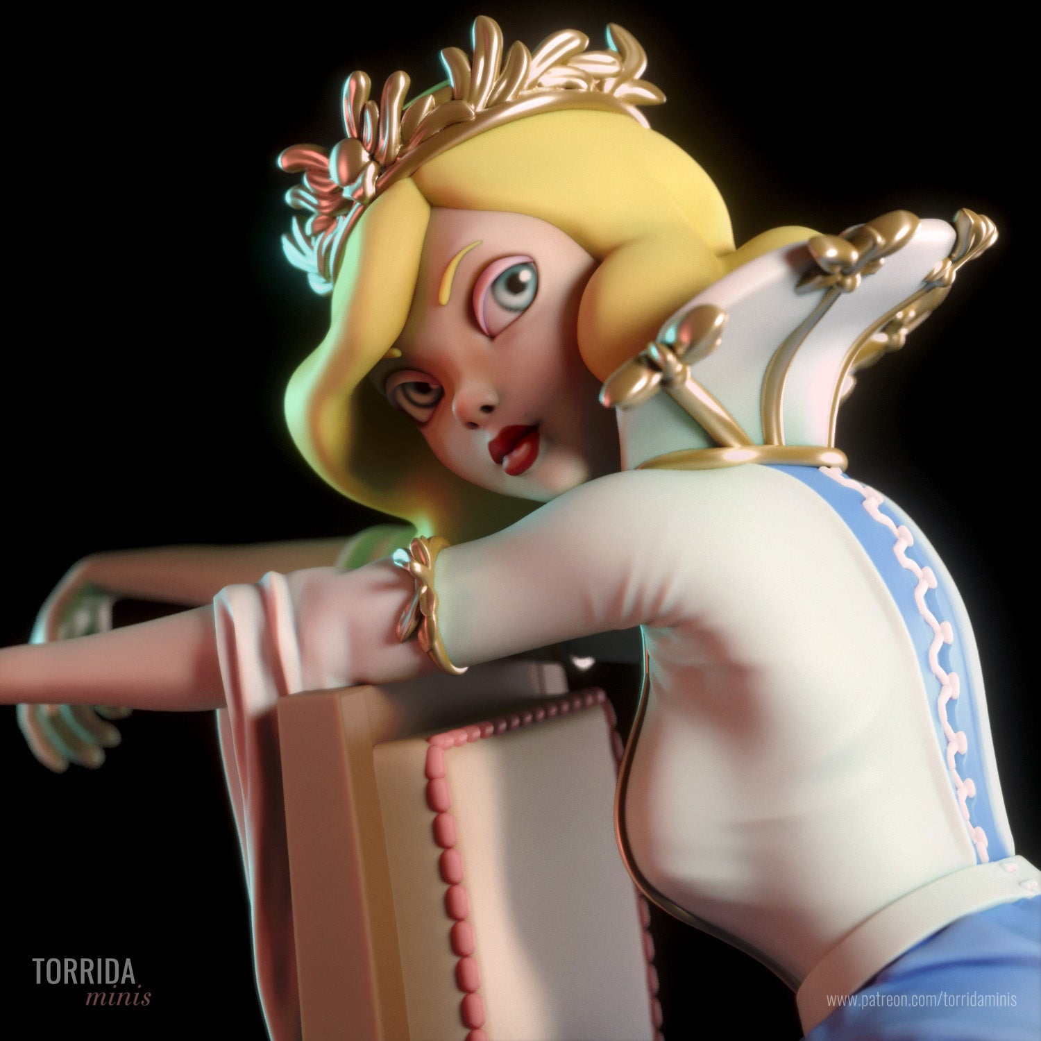 Queen Elizabeth - Torrida Minis - Dark Forge Arts