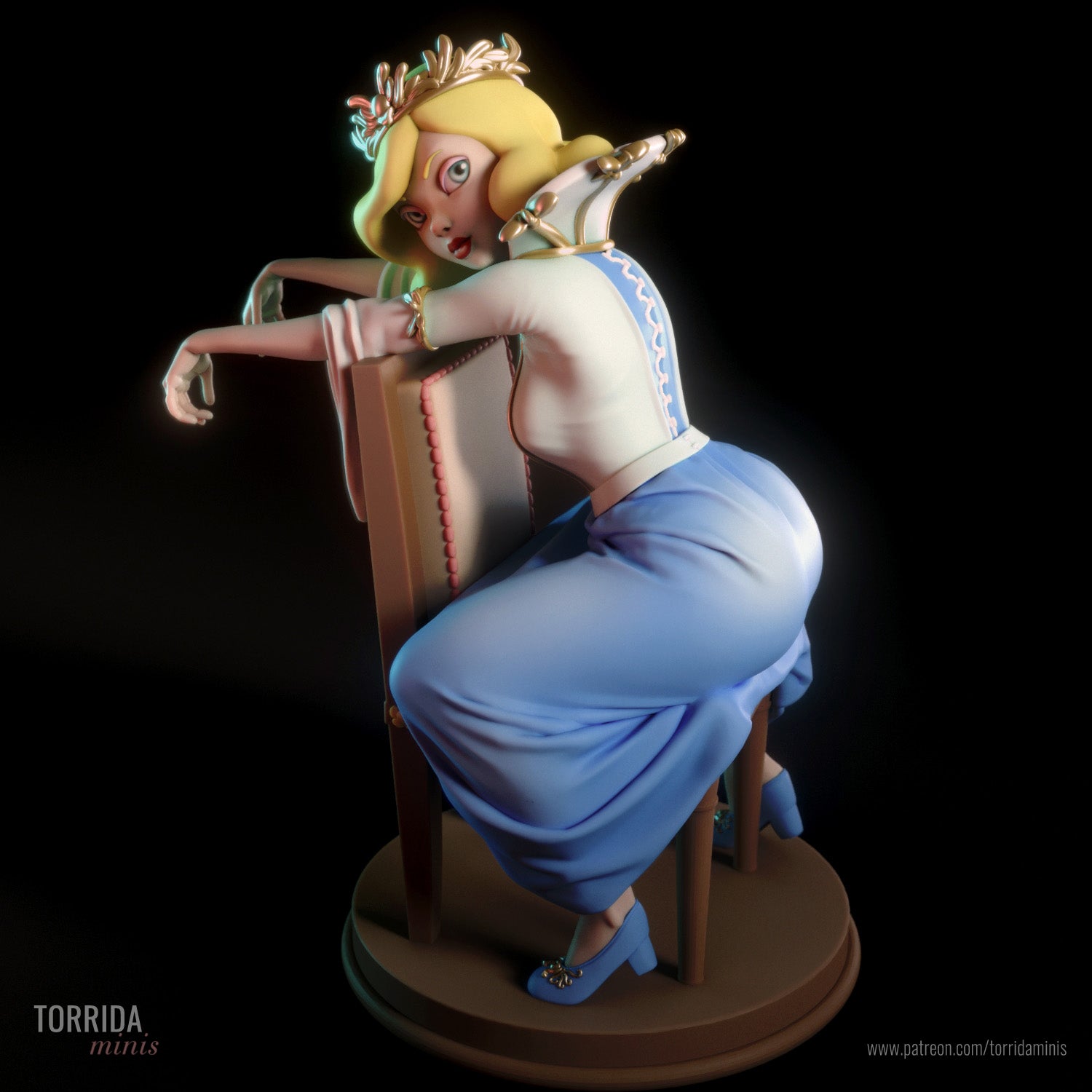 Queen Elizabeth - Torrida Minis - Dark Forge Arts