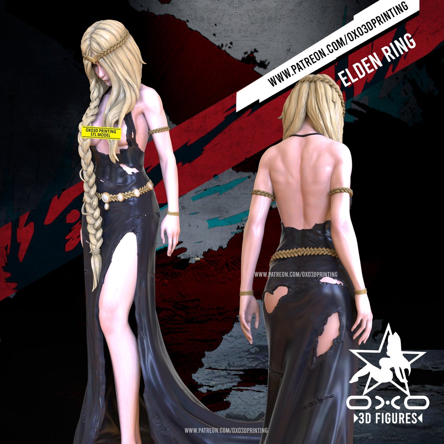 Queen Marika and Maliketh - OXO3D - Dark Forge Arts