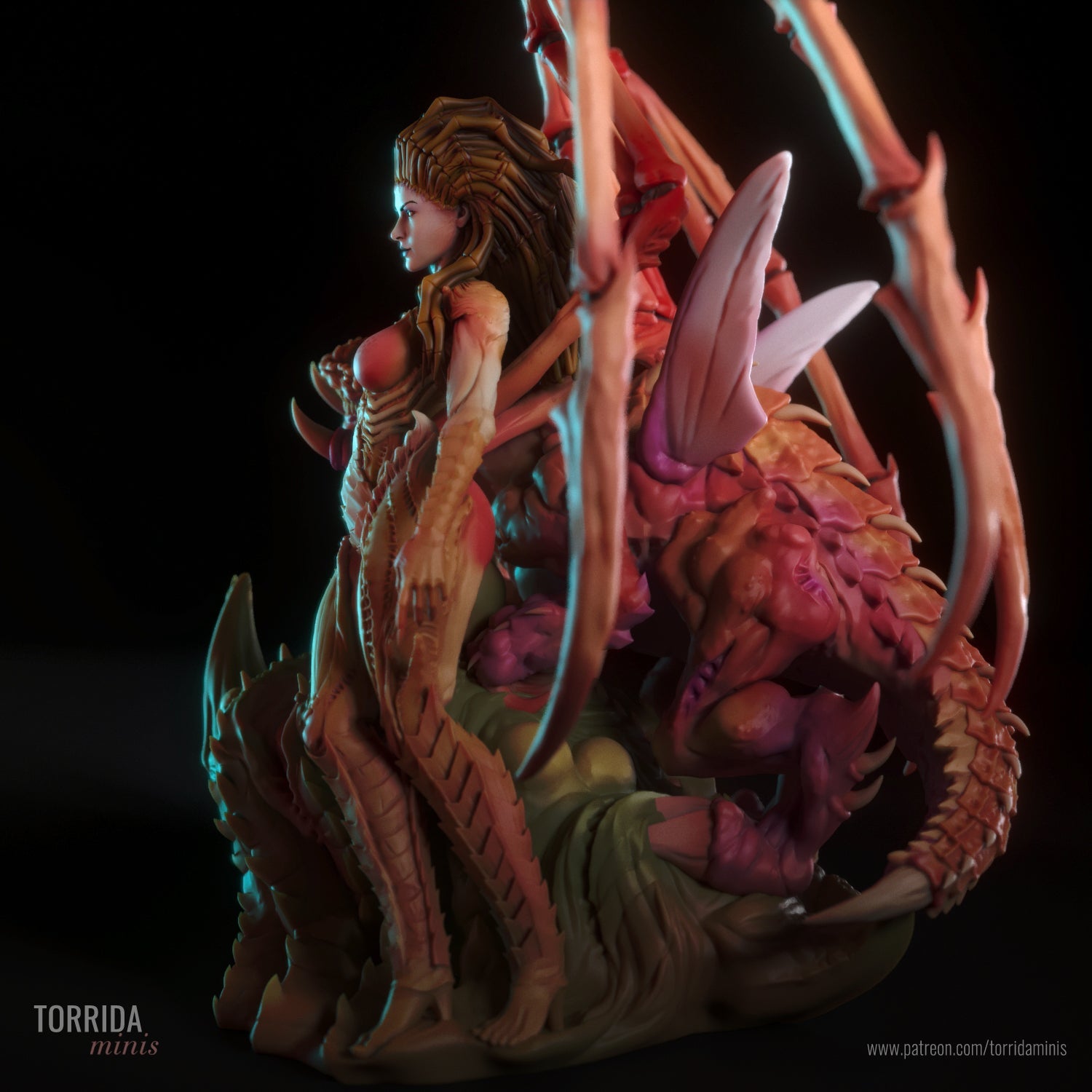 Queen of Blades - Torrida Minis - Dark Forge Arts
