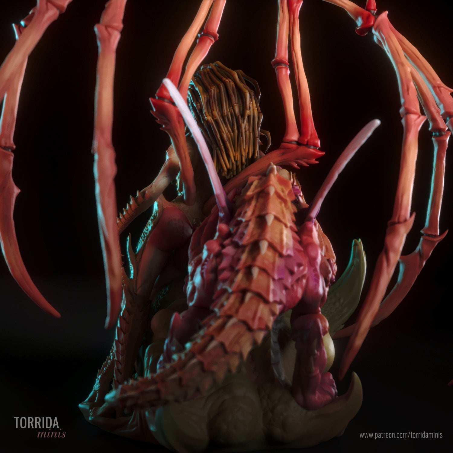 Queen of Blades - Torrida Minis - Dark Forge Arts