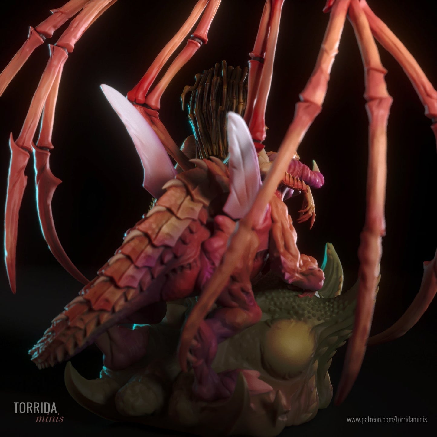 Queen of Blades - Torrida Minis - Dark Forge Arts