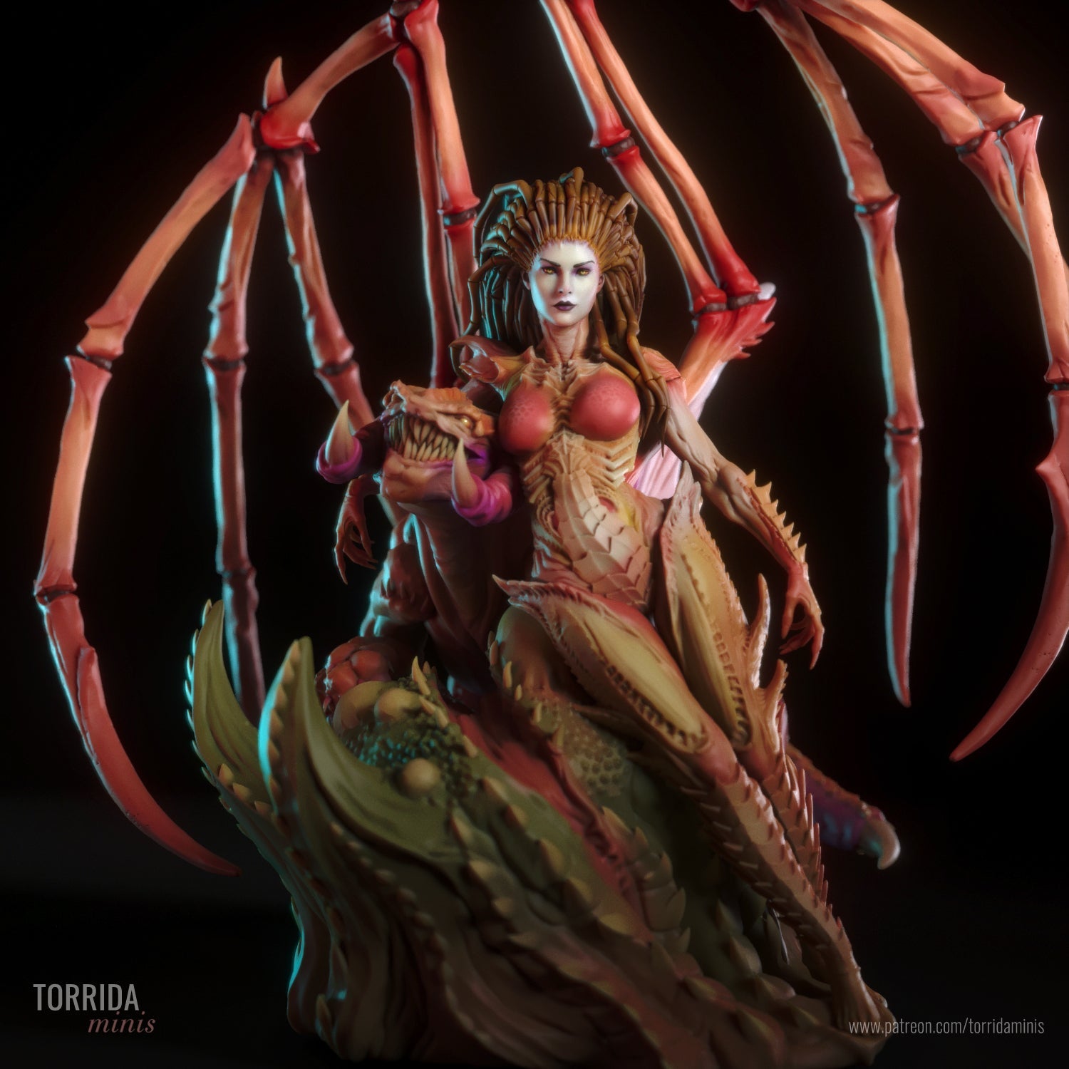Queen of Blades - Torrida Minis - Dark Forge Arts
